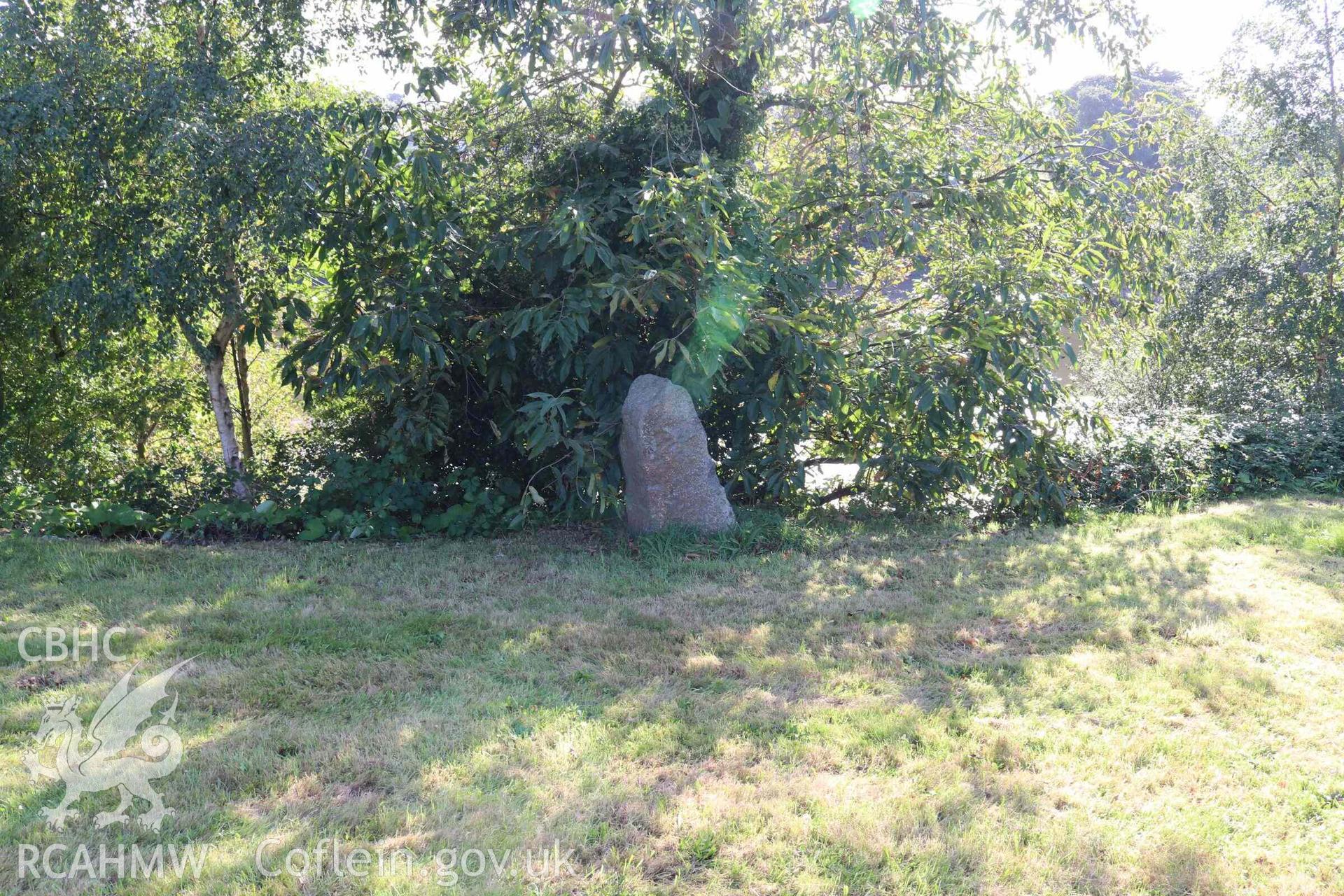 Photograph showing the Gorsedd Circle at Aberteifi (Cardigan).