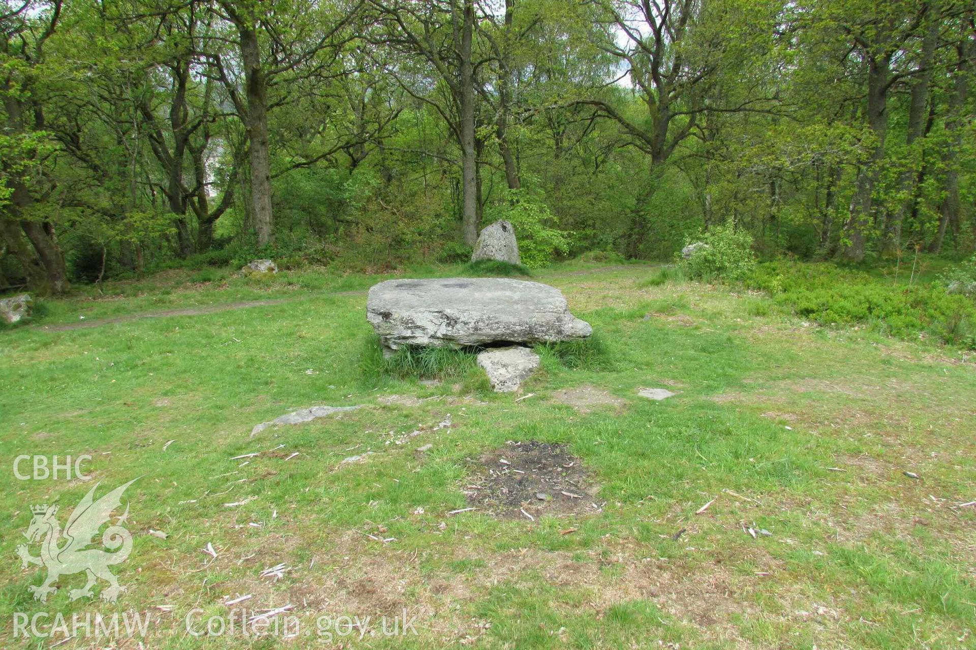 Photograph showing the Gorsedd Circle at Corwen.