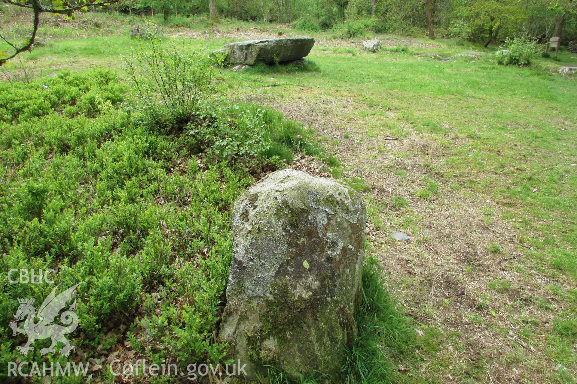 Photograph showing the Gorsedd Circle at Corwen.