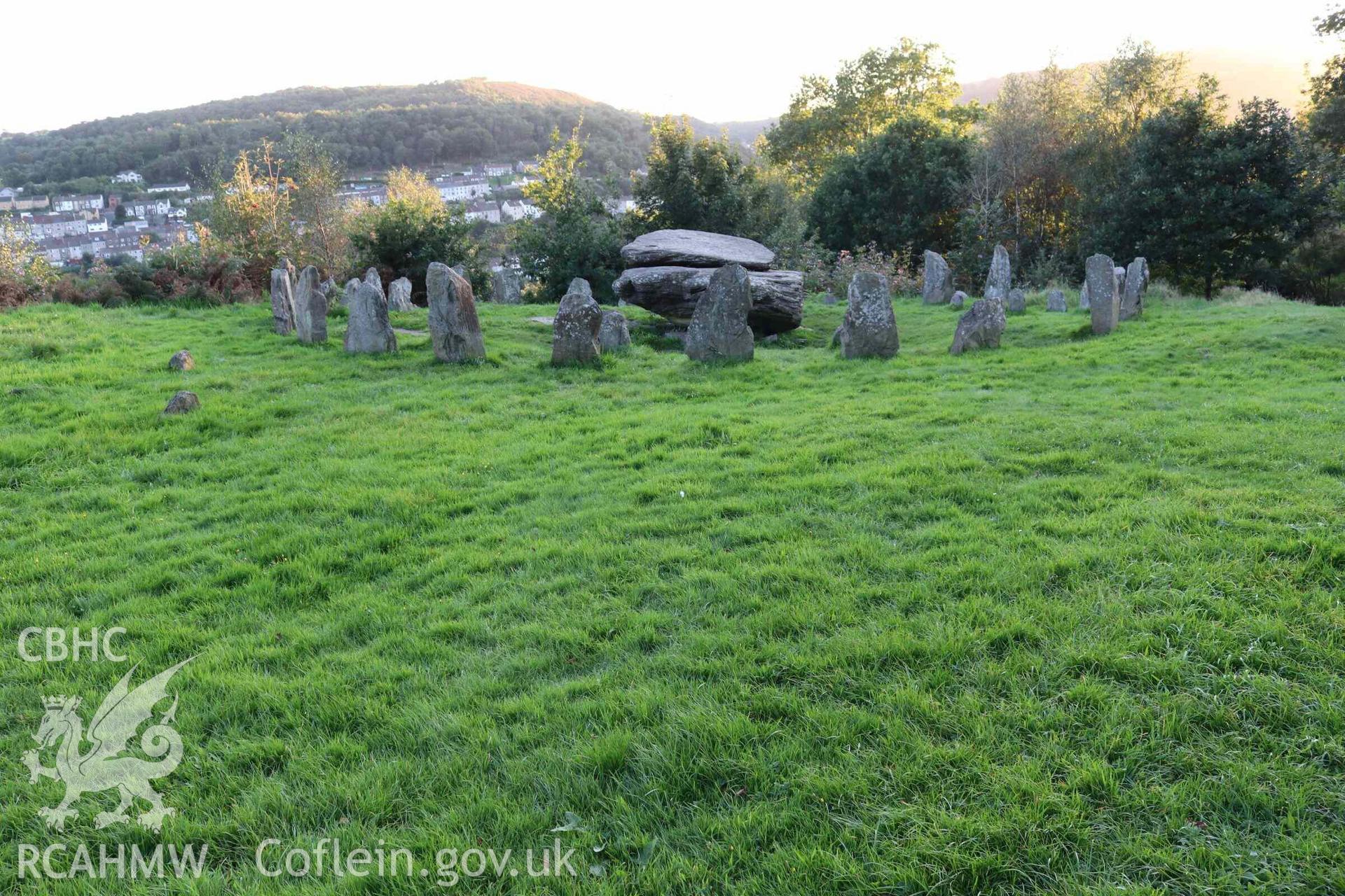 Photograph showing Y Garreg Siglo Bardic Complex, Pontypridd