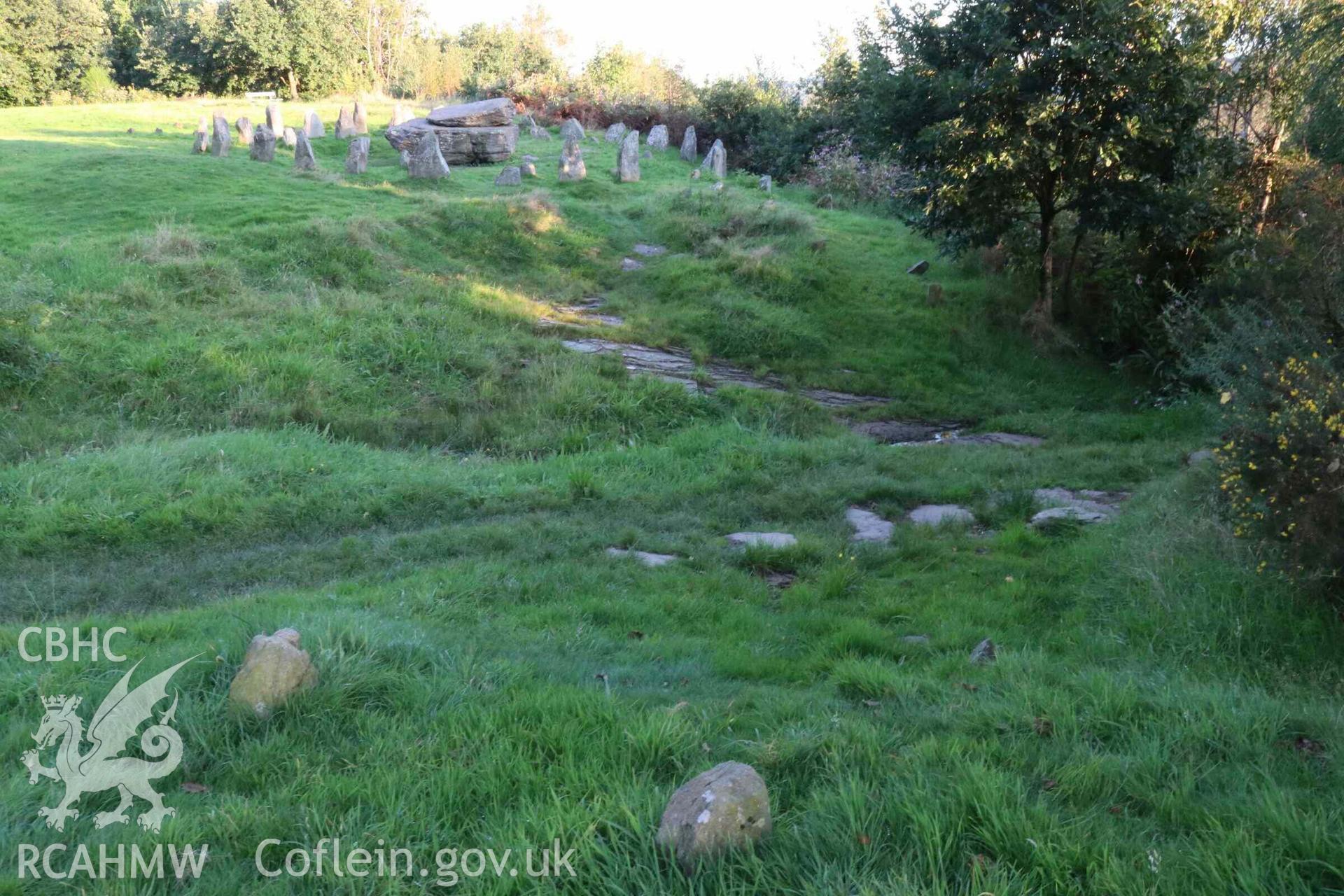 Photograph showing Y Garreg Siglo Bardic Complex, Pontypridd