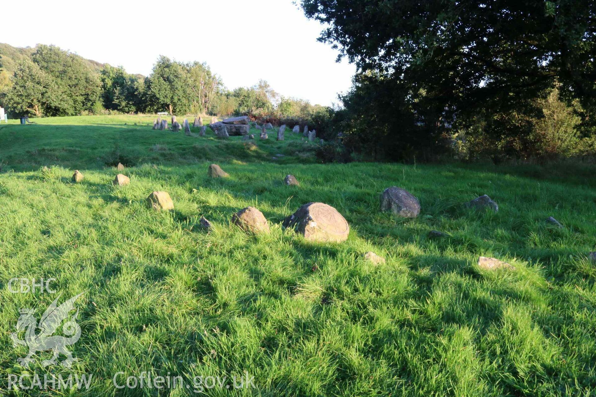 Photograph showing Y Garreg Siglo Bardic Complex, Pontypridd