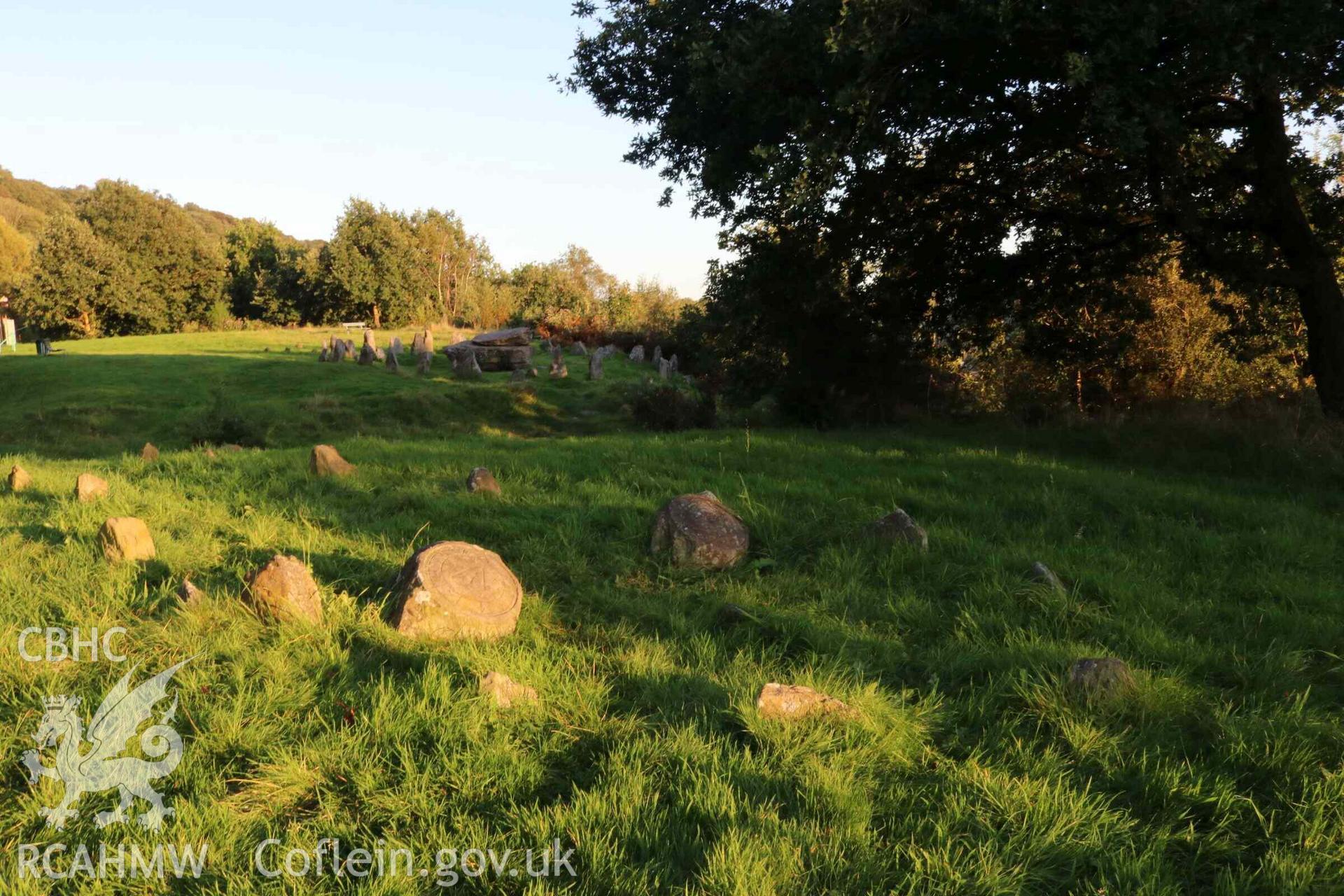 Photograph showing Y Garreg Siglo Bardic Complex, Pontypridd