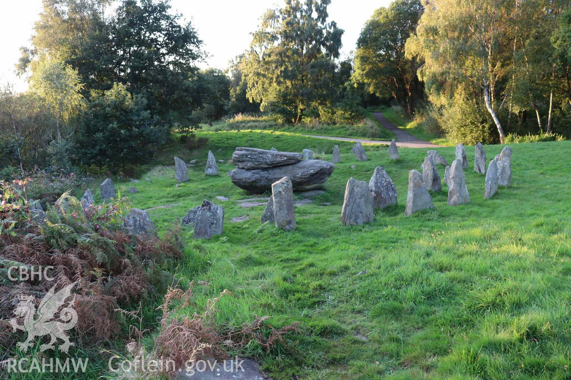 Photograph showing Y Garreg Siglo Bardic Complex, Pontypridd