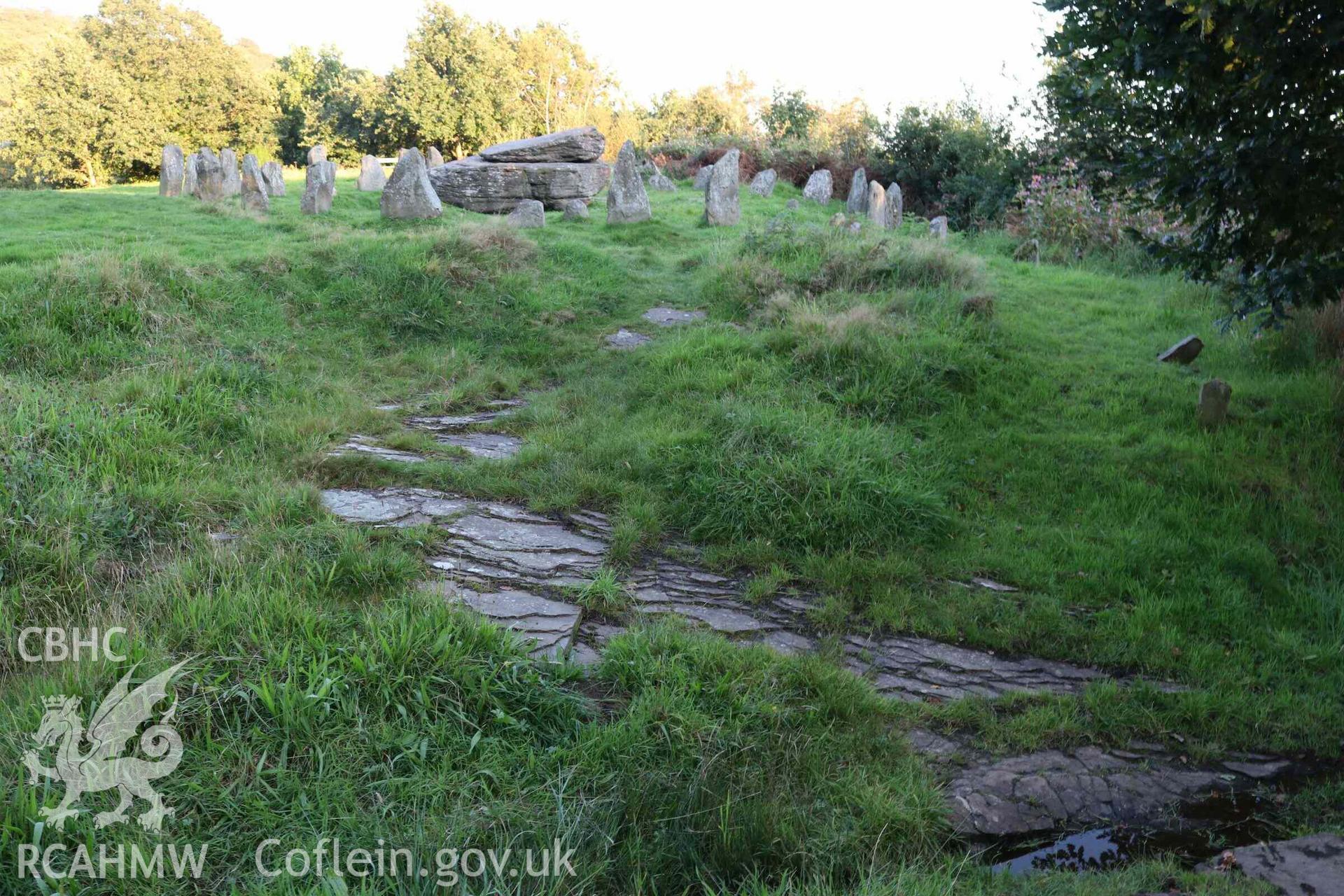 Photograph showing Y Garreg Siglo Bardic Complex, Pontypridd