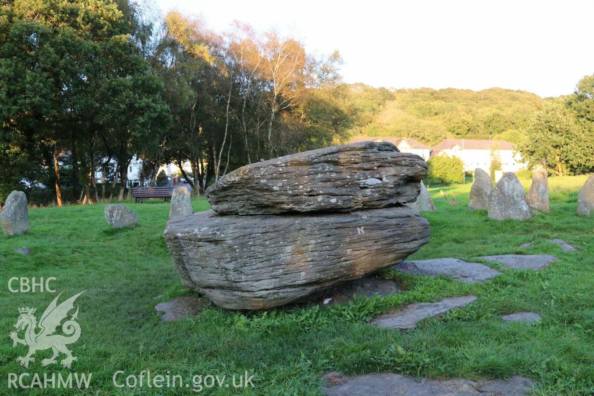 Photograph showing Y Garreg Siglo Bardic Complex, Pontypridd