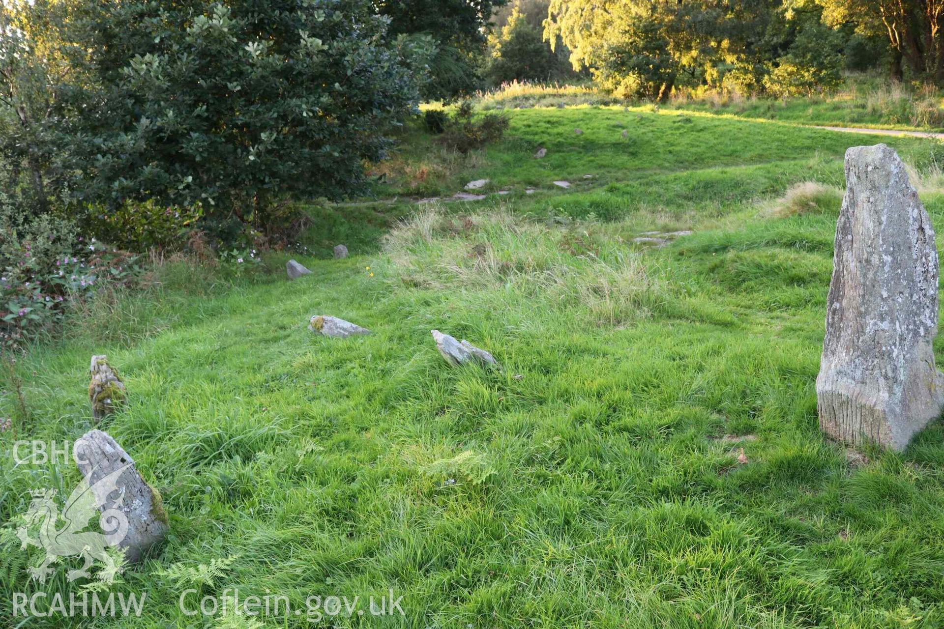 Photograph showing Y Garreg Siglo Bardic Complex, Pontypridd