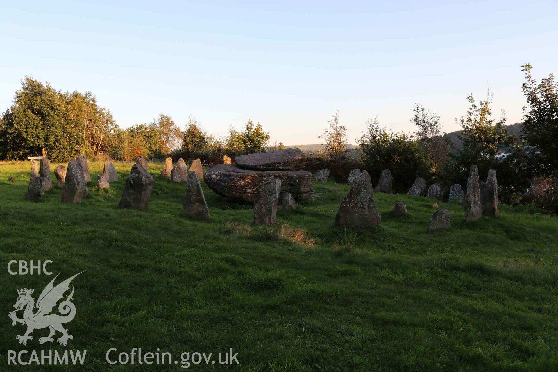 Photograph showing Y Garreg Siglo Bardic Complex, Pontypridd