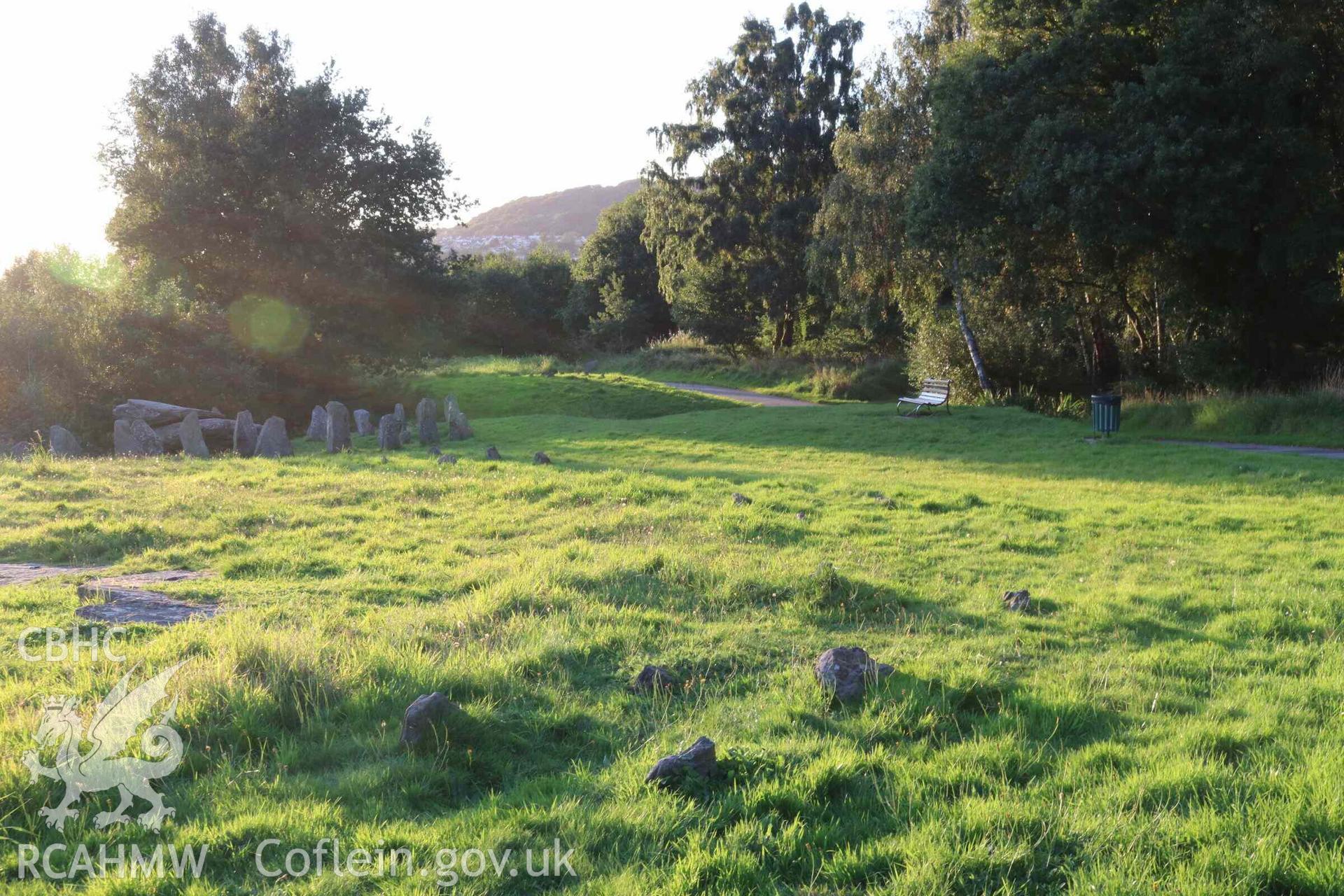 Photograph showing Y Garreg Siglo Bardic Complex, Pontypridd