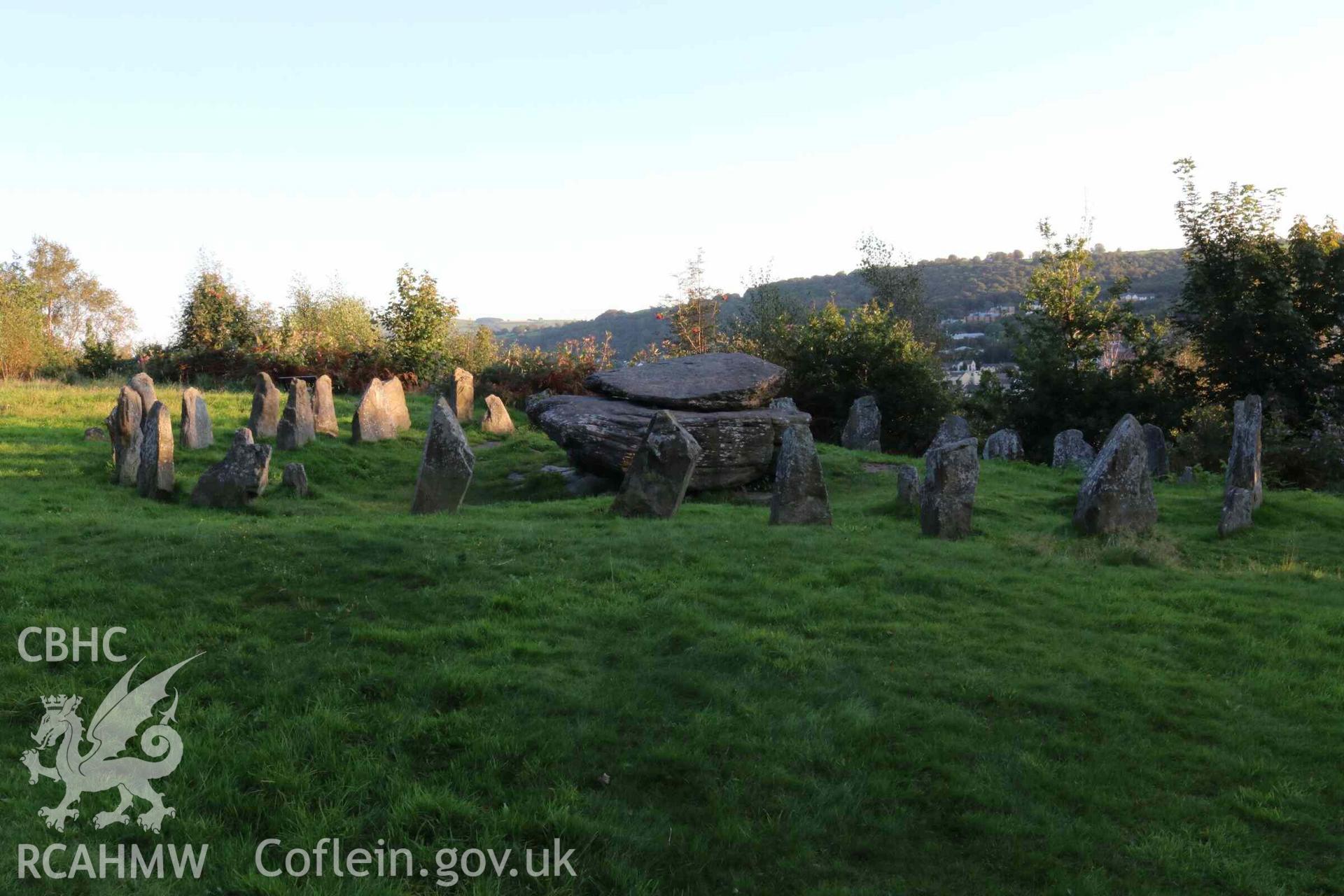 Photograph showing Y Garreg Siglo Bardic Complex, Pontypridd