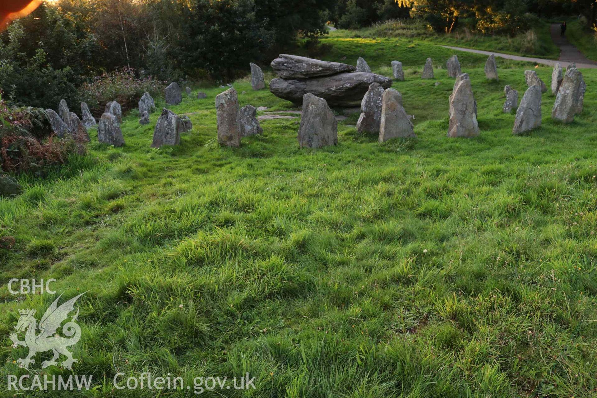 Photograph showing Y Garreg Siglo Bardic Complex, Pontypridd