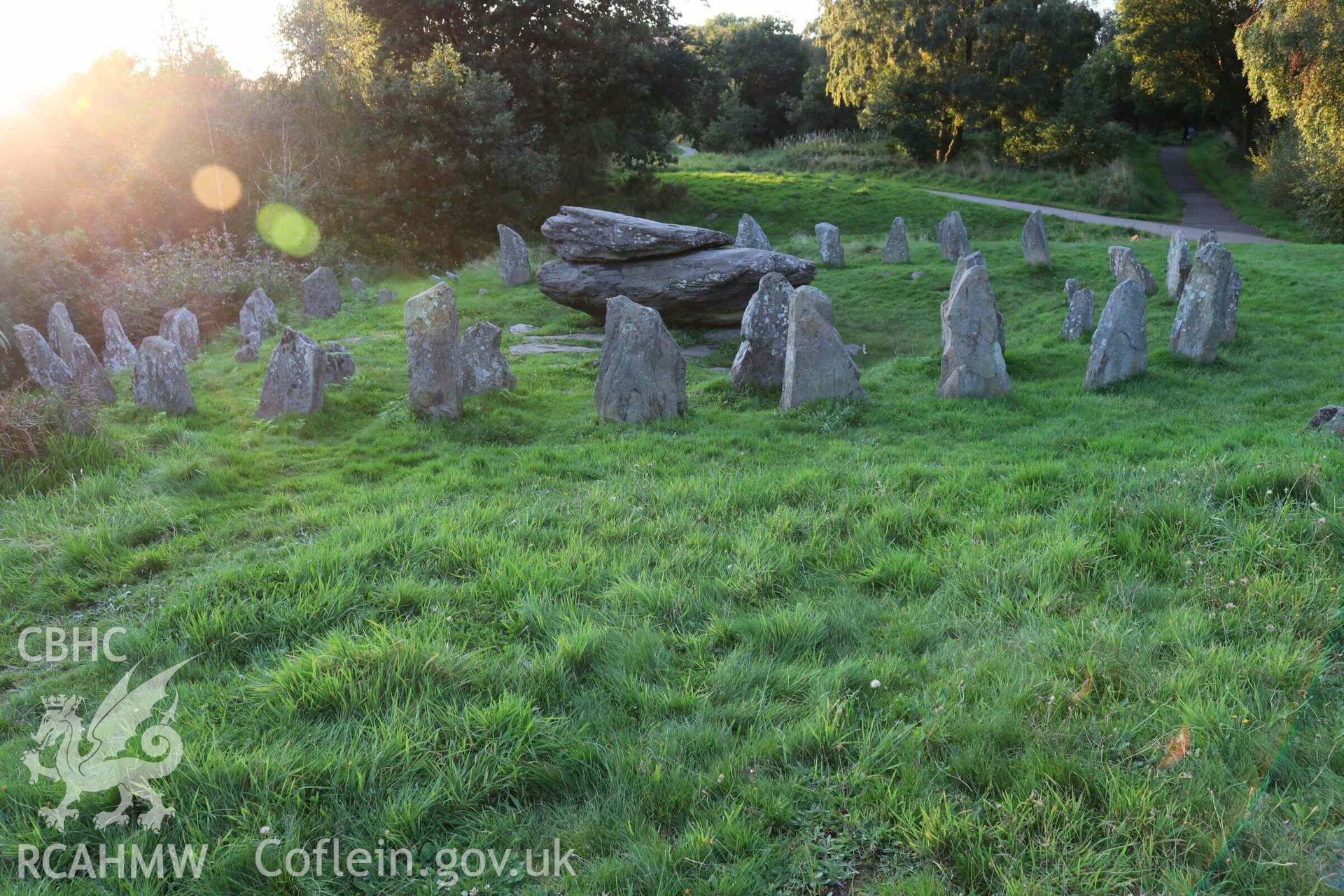 Photograph showing Y Garreg Siglo Bardic Complex, Pontypridd