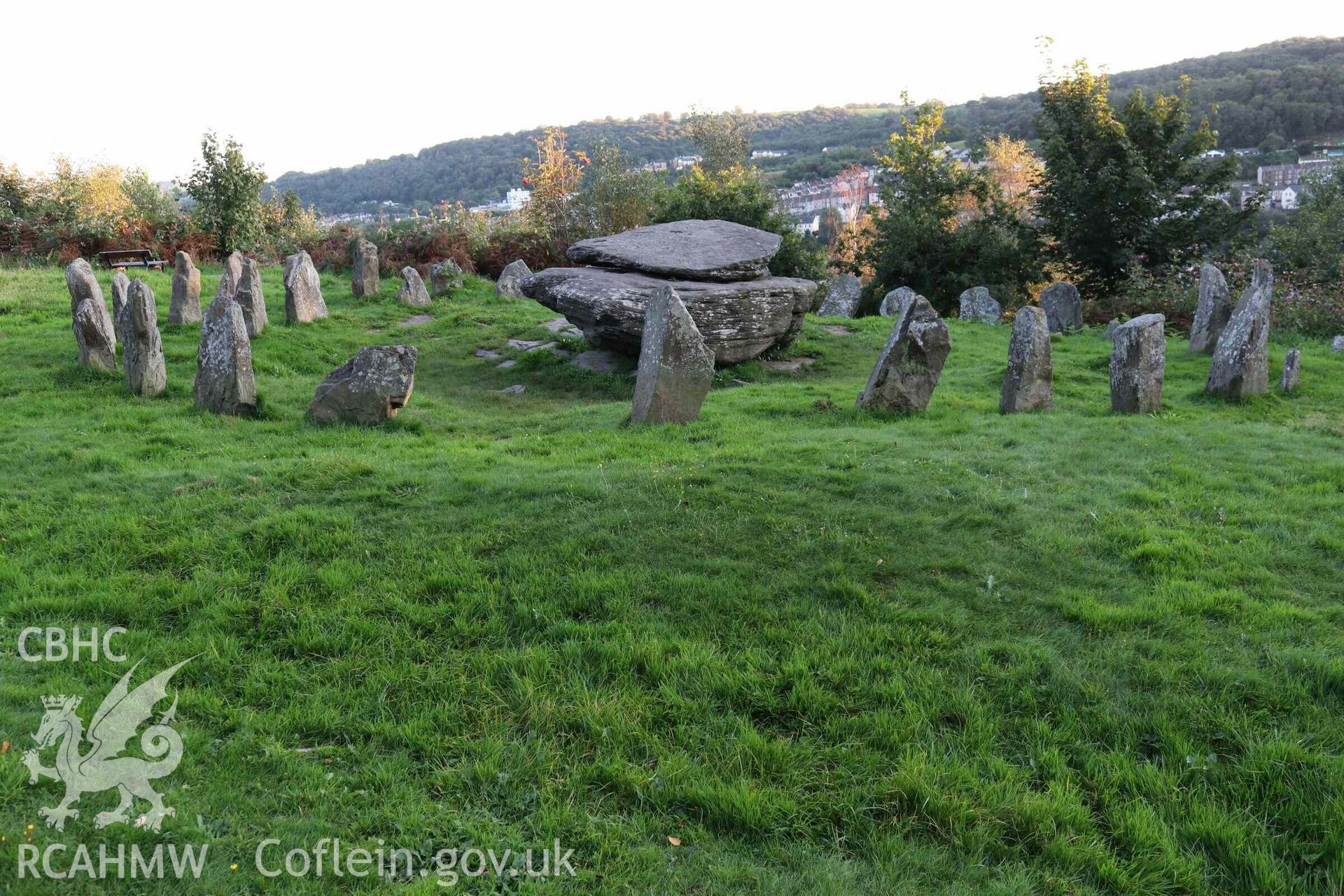 Photograph showing Y Garreg Siglo Bardic Complex, Pontypridd