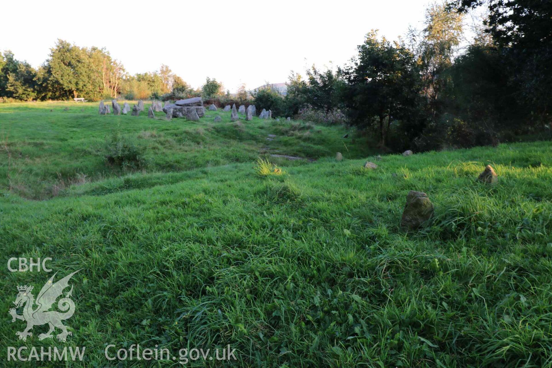 Photograph showing Y Garreg Siglo Bardic Complex, Pontypridd