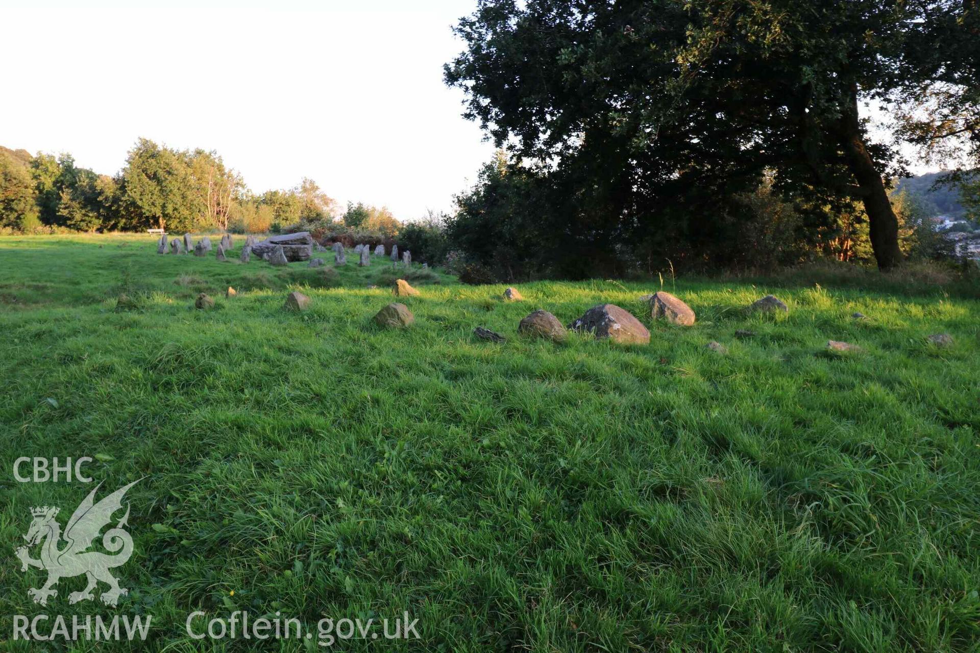 Photograph showing Y Garreg Siglo Bardic Complex, Pontypridd