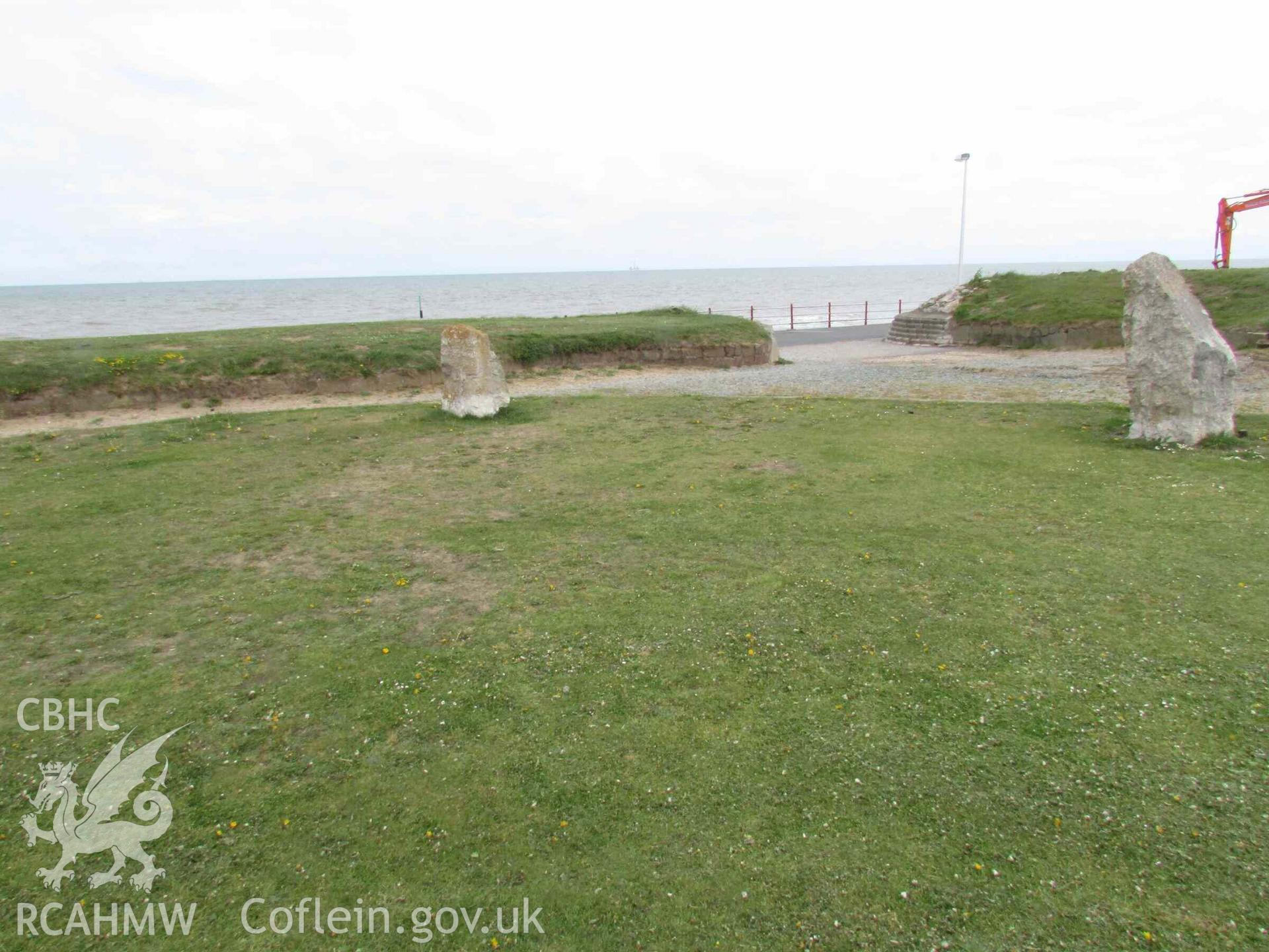 Photograph showing the Gorsedd Circle at Rhyl.