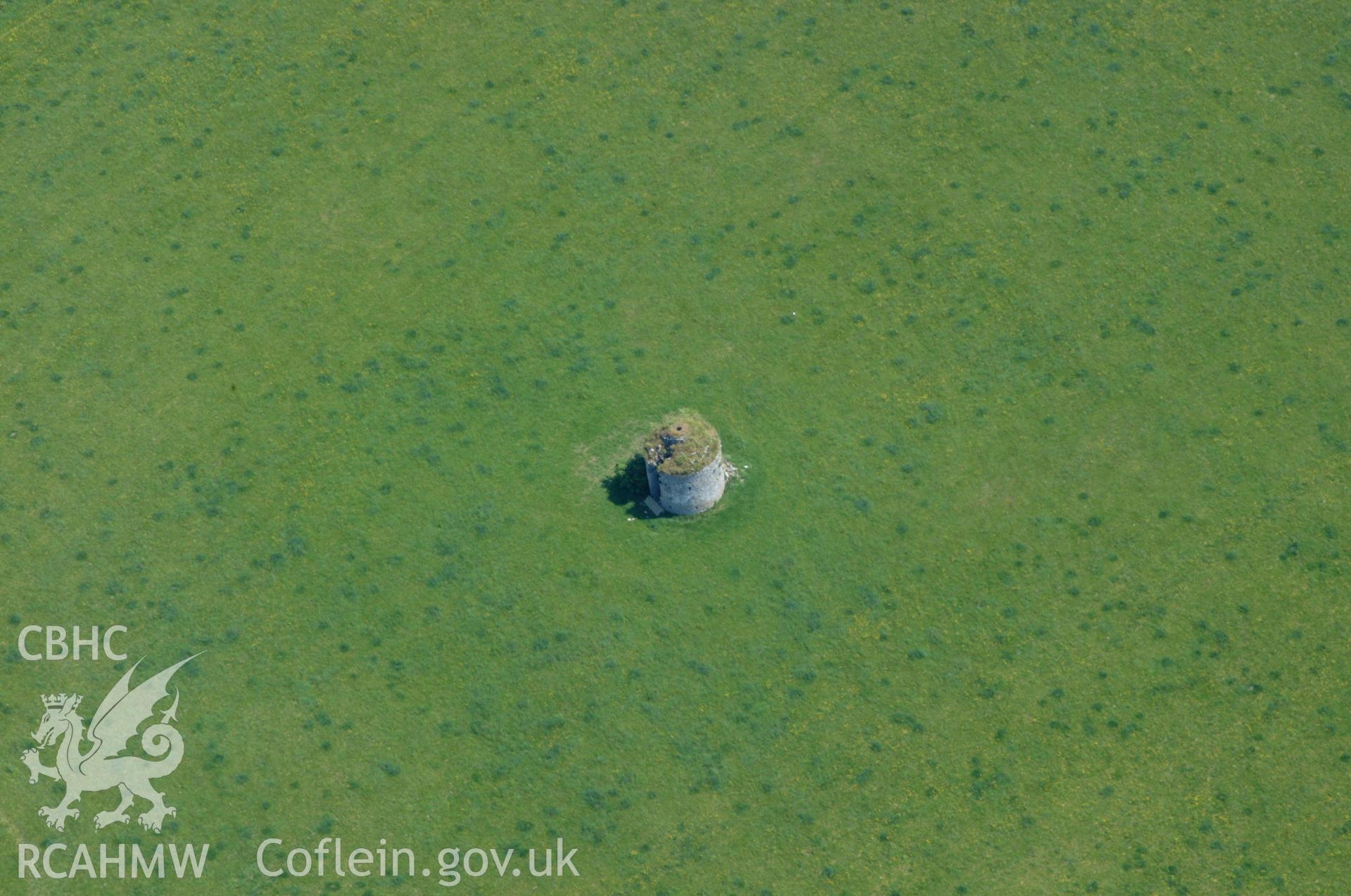 RCAHMW colour oblique aerial photograph of Priory Farm, Old Pigeon House, Monkton. Taken on 24 May 2004 by Toby Driver