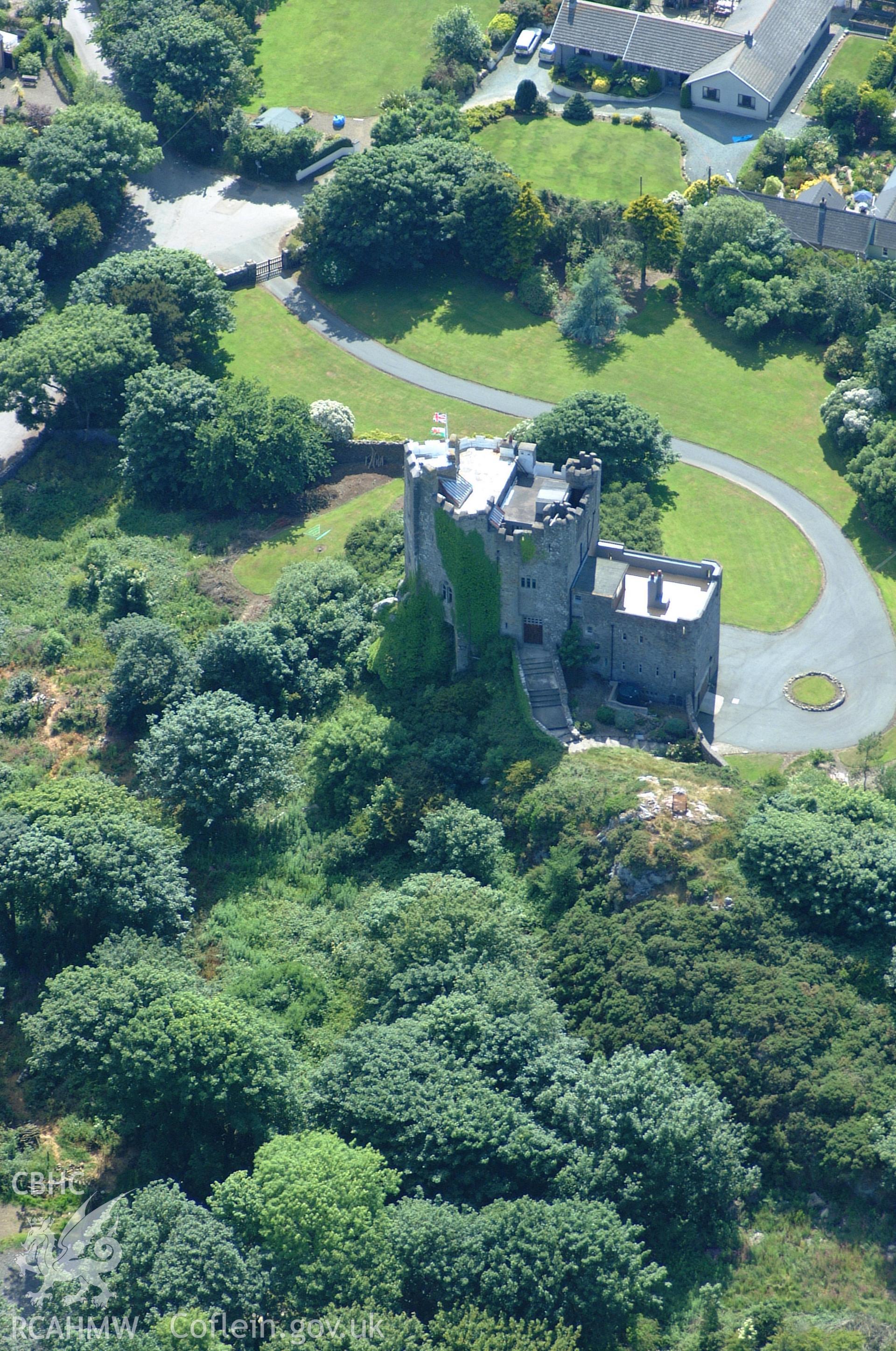 RCAHMW colour oblique aerial photograph of Roch Castle. Taken on 15 June 2004 by Toby Driver