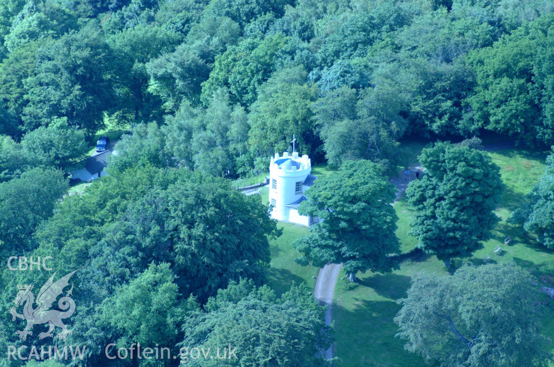 RCAHMW colour oblique aerial photograph of The Kymin taken on 02/06/2004 by Toby Driver