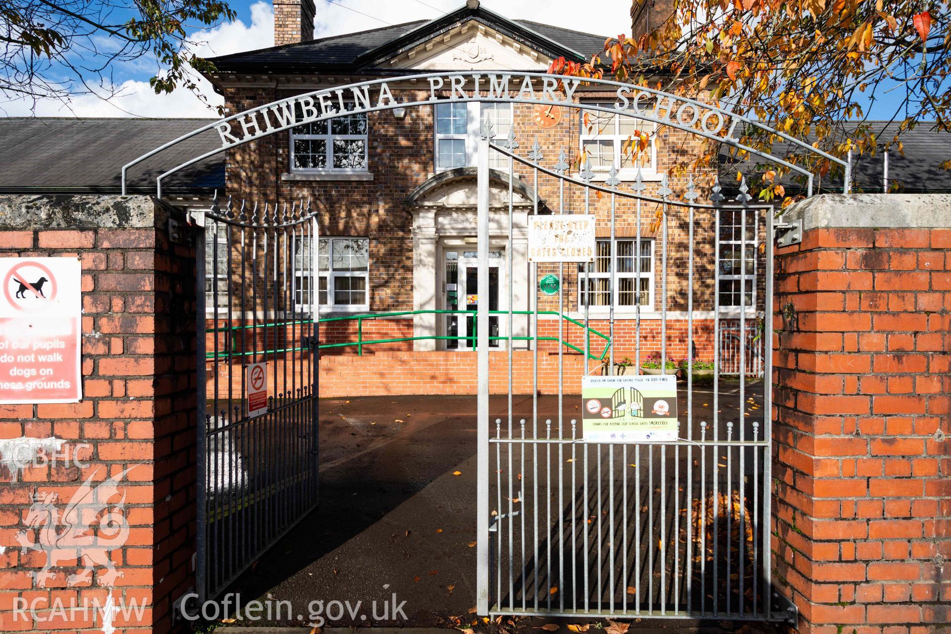 Rhiwbeina Primary School main gates
