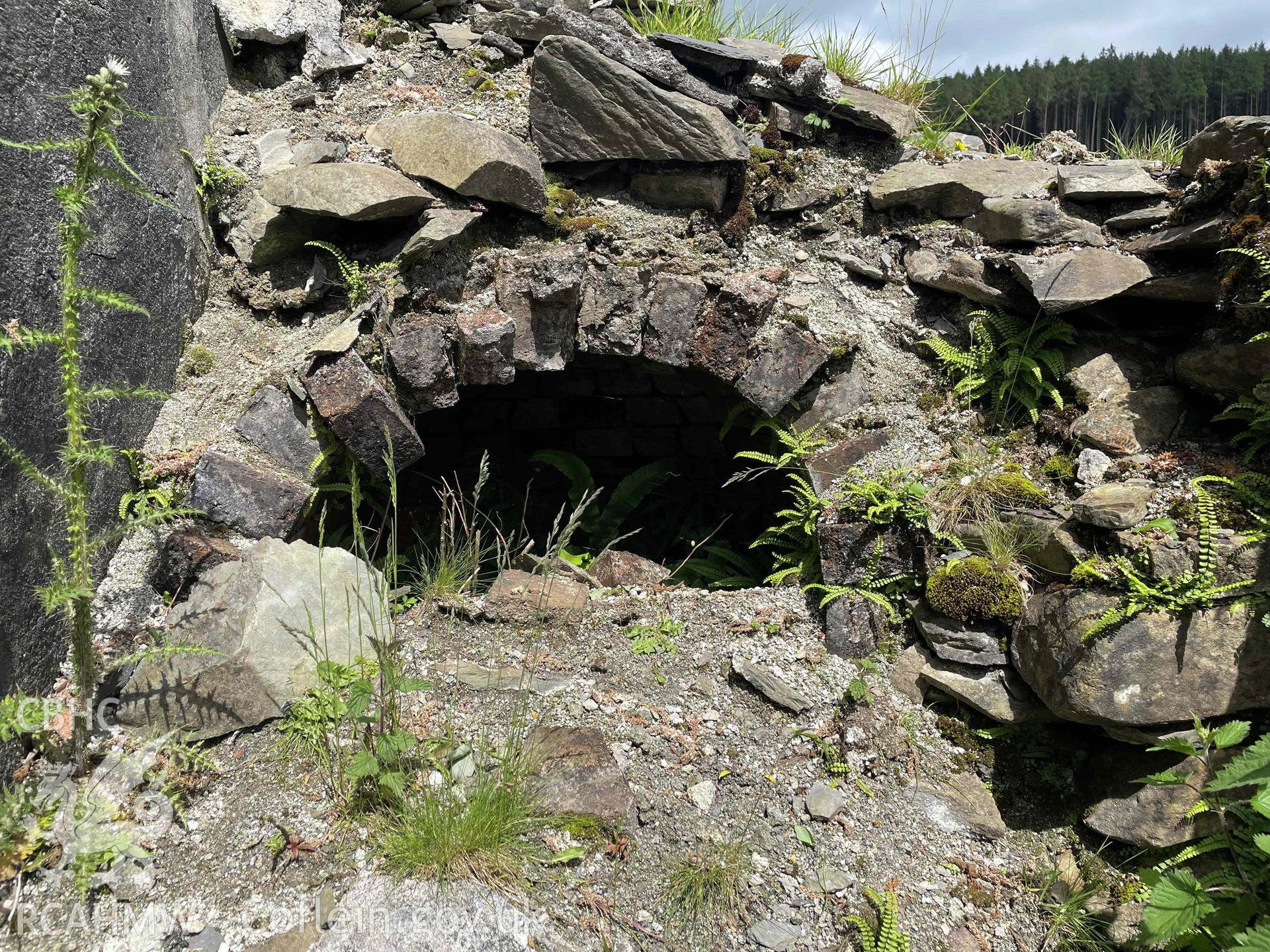 Photograph showing Pantyffynnon Isaf ruin, taken as a condition of planning in June 2024 (reference no. A220202 Planning Authority: Ceredigion).