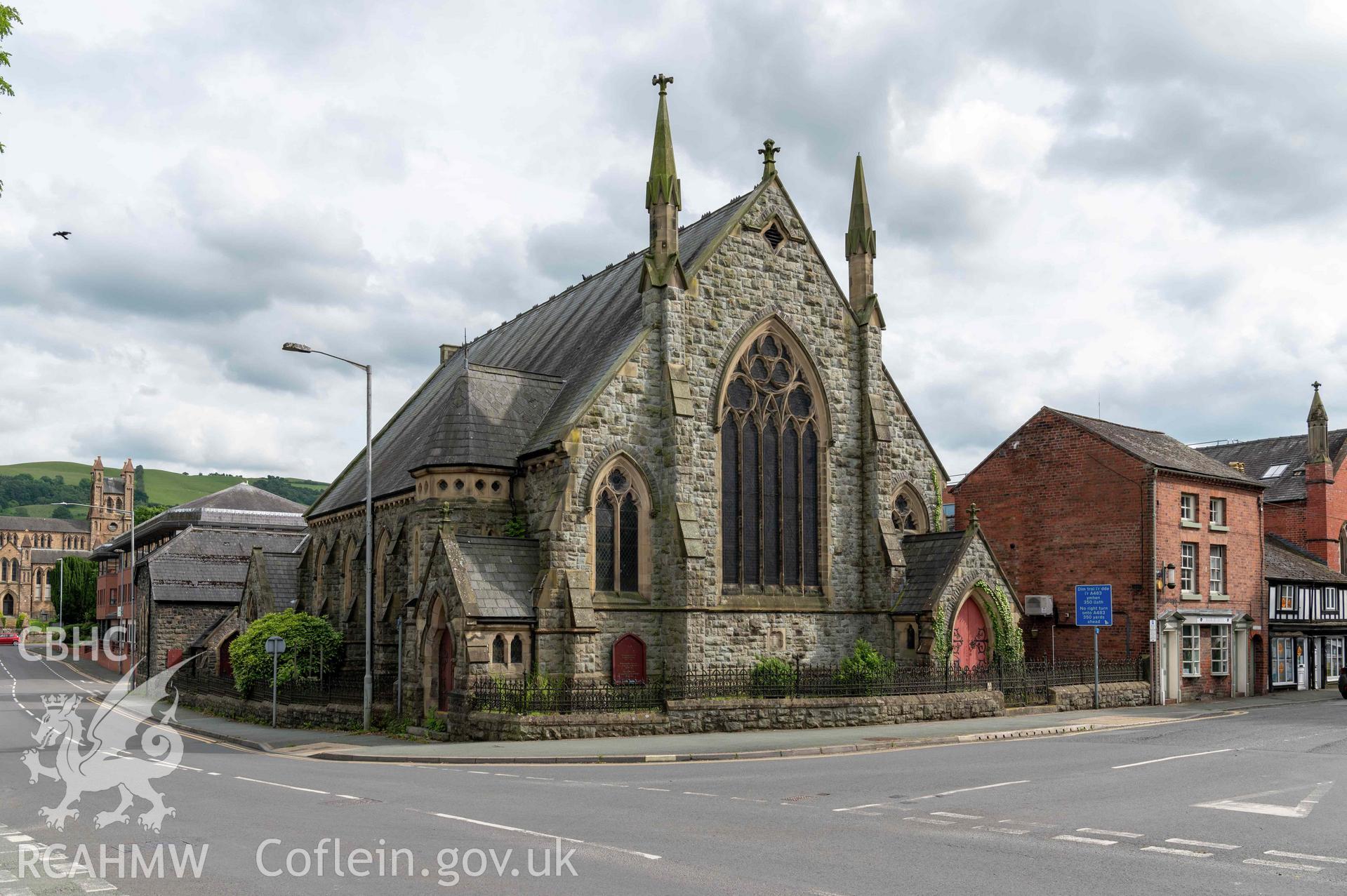 Newtown English Congregational Church, exterior view from north.