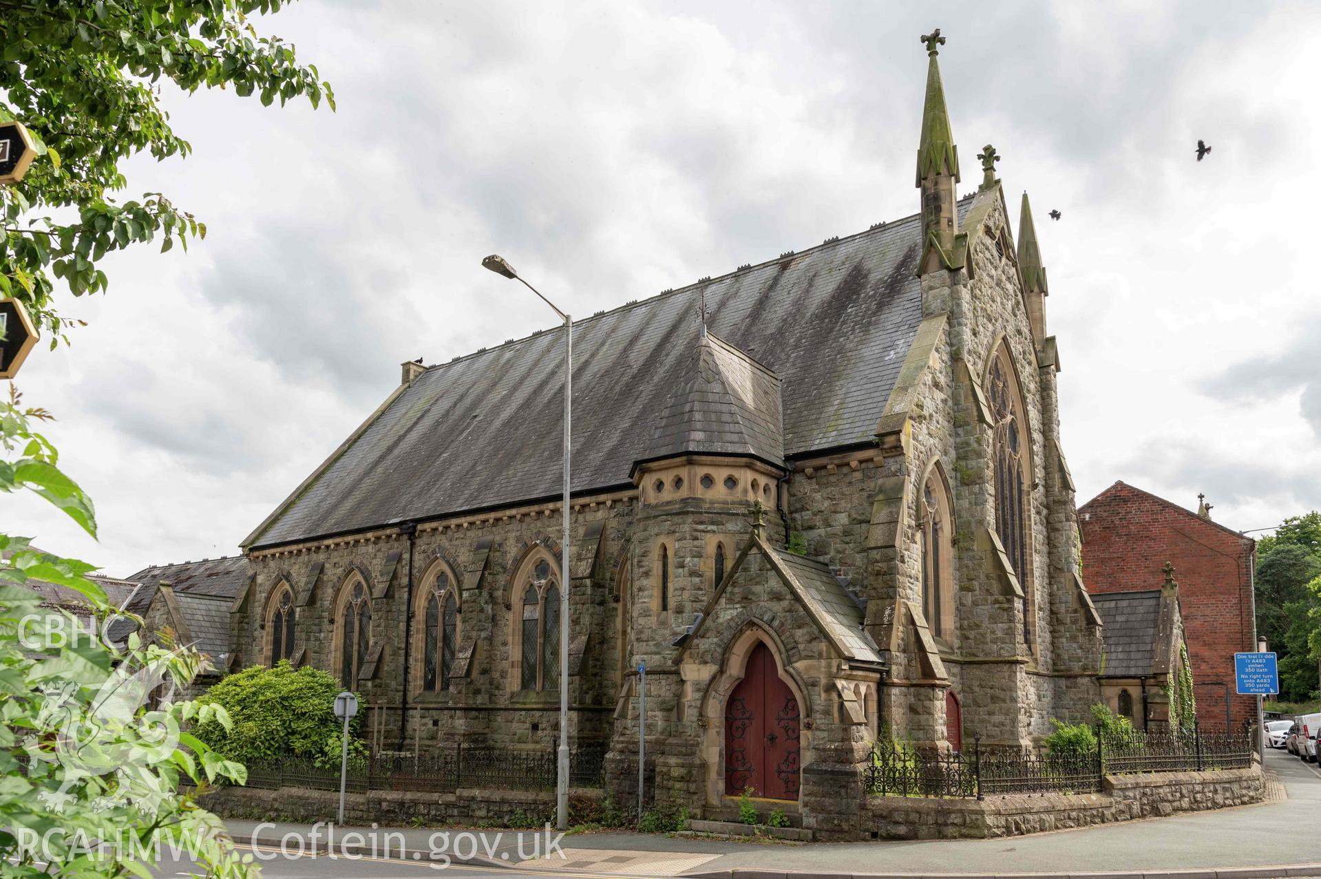 Newtown English Congregational Church, exterior view from north-east.