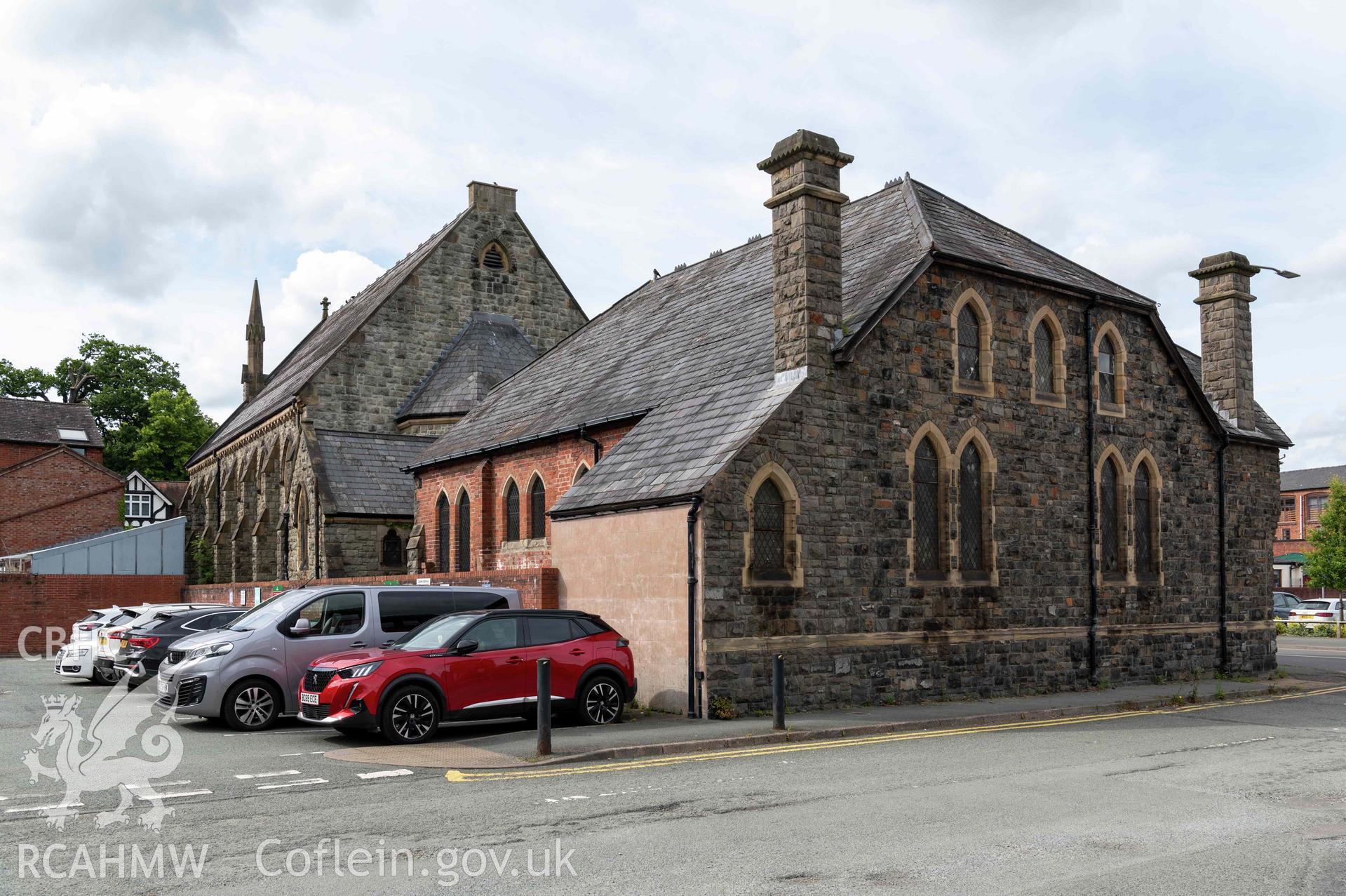 Sunday School, exterior view from south.