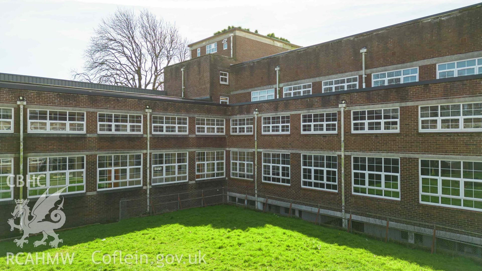 South west corner of east quadrangle. Bishop Gore School, Swansea.