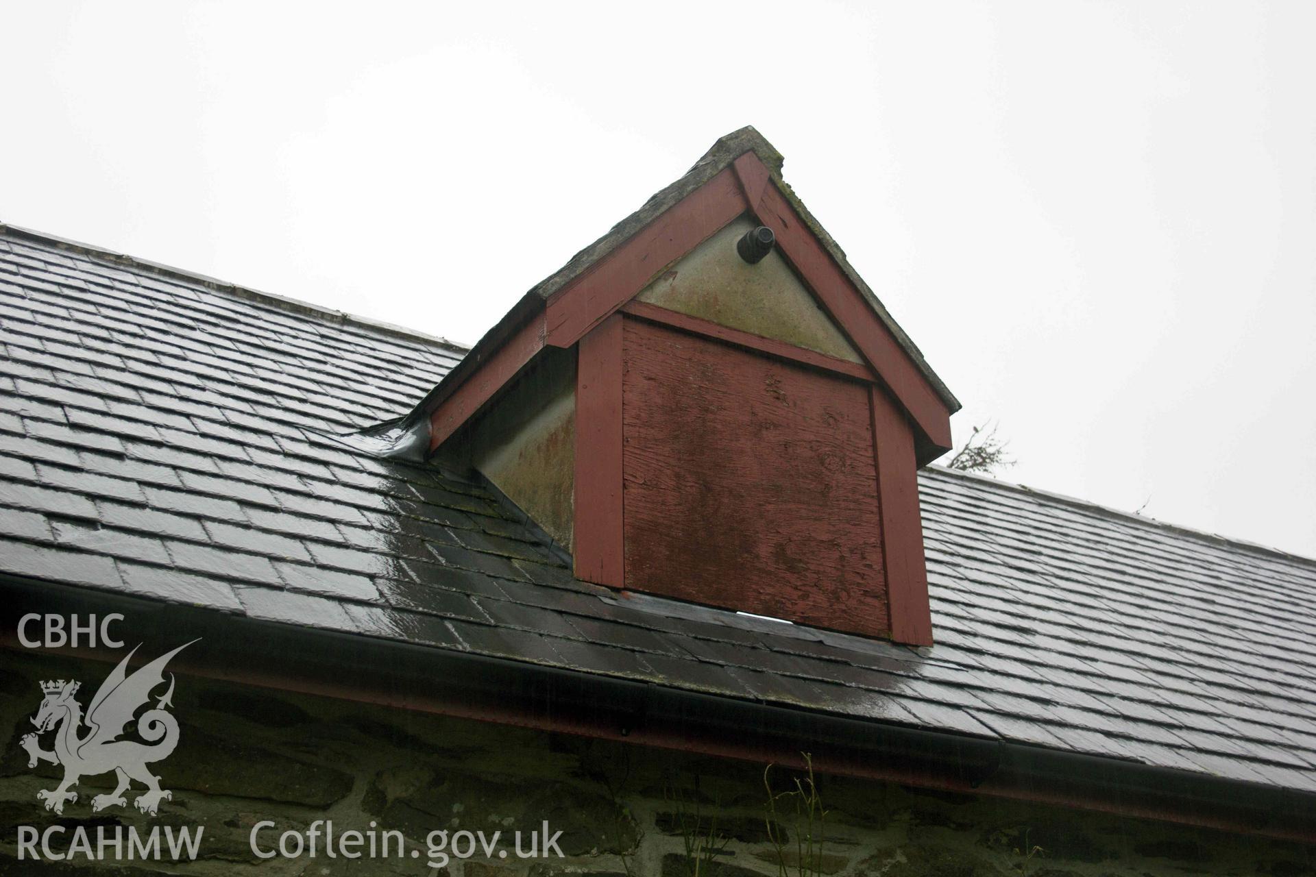 Photograph from an Historic Building Record Level 2 of a Cottage at Penrhyn Garn, Rhydlydan, Pentrefoelas, carried out by Aeon Archaeology in February 2024. Project Code: A0353.2.