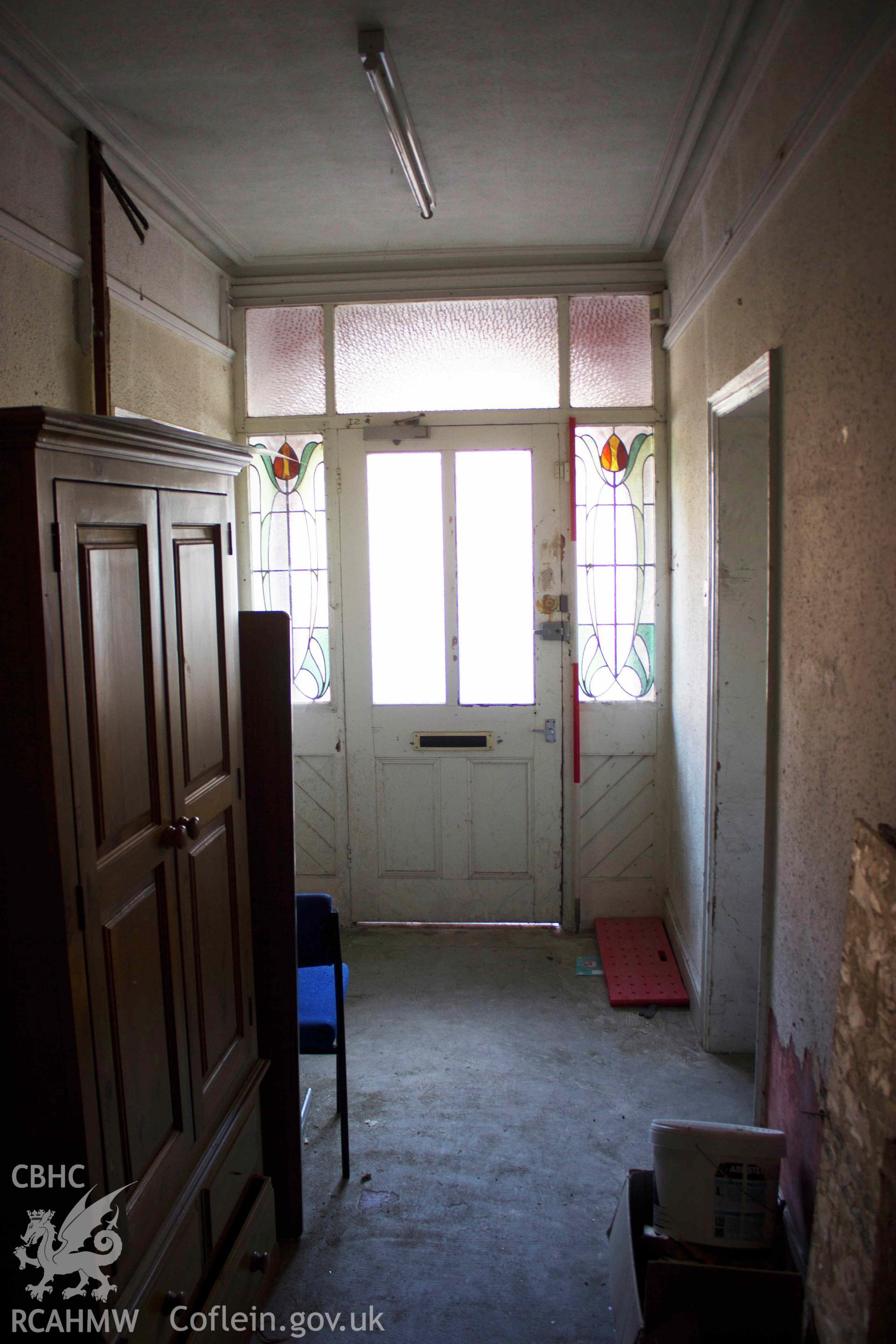 Photograph from a Historic Building Survey of Miners’ Rescue Centre, 3-5 Maesgwyn Road, Wrexham, carried out by Aeon Archaeology in May 2022. Project Code: A0365.1.