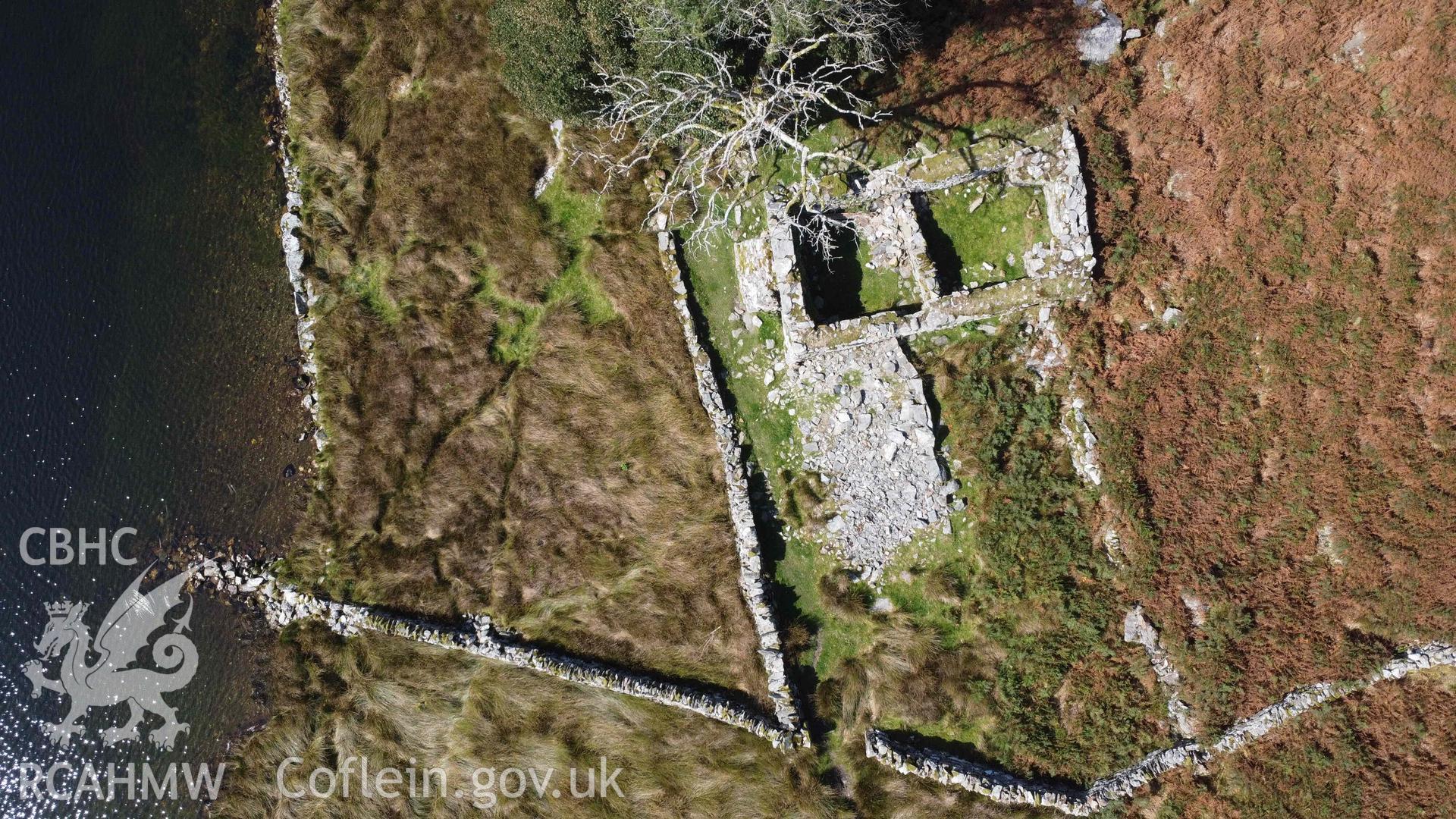 Aerial photograph showing Hafotty, taken by John Rowlands in 2024.