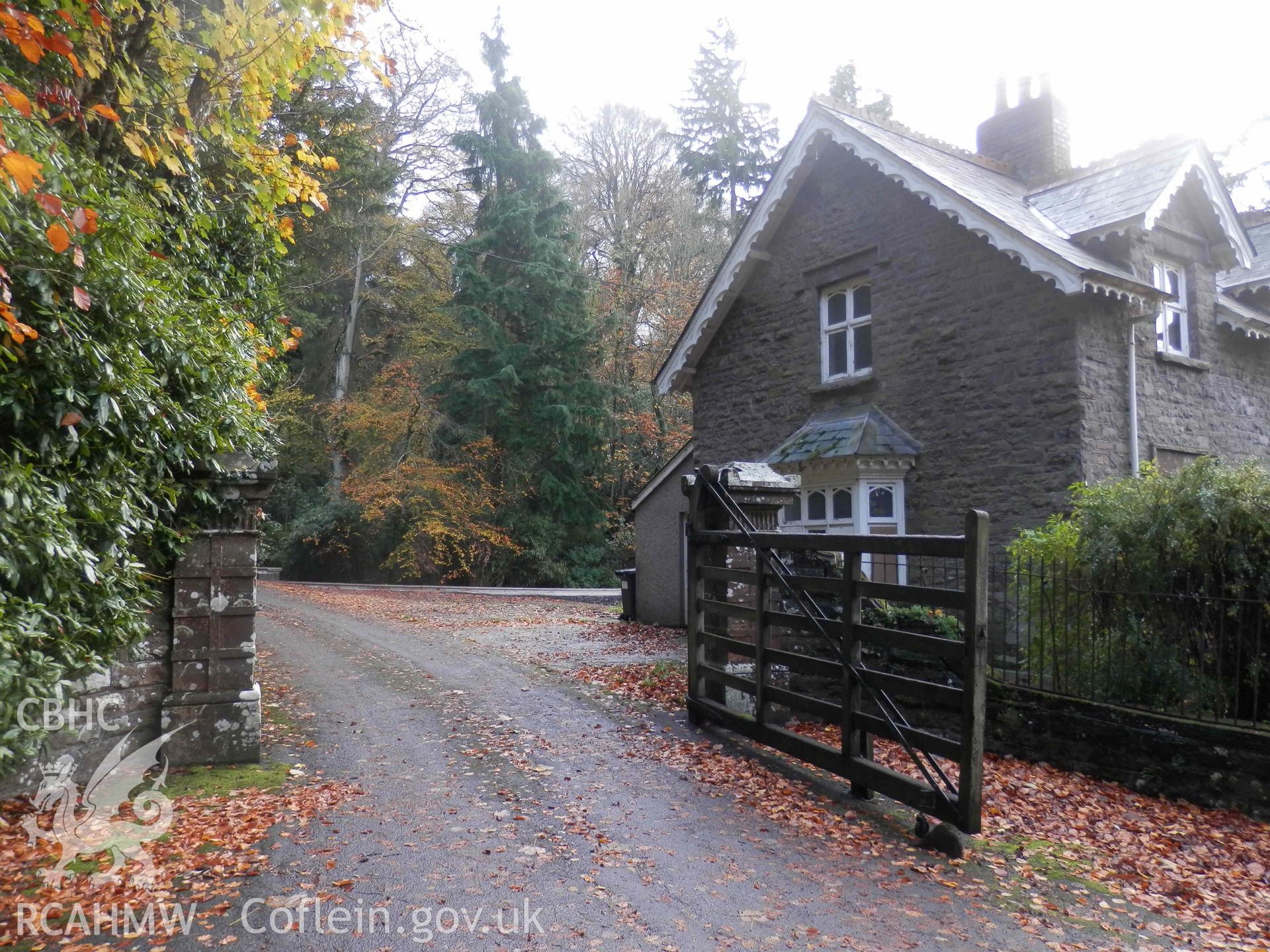 Photograph from a Heritage Impact Assessment of Brecon Lodge, Ffrwdgrech, Brecon, carried out by Border Archaeology in 2022.