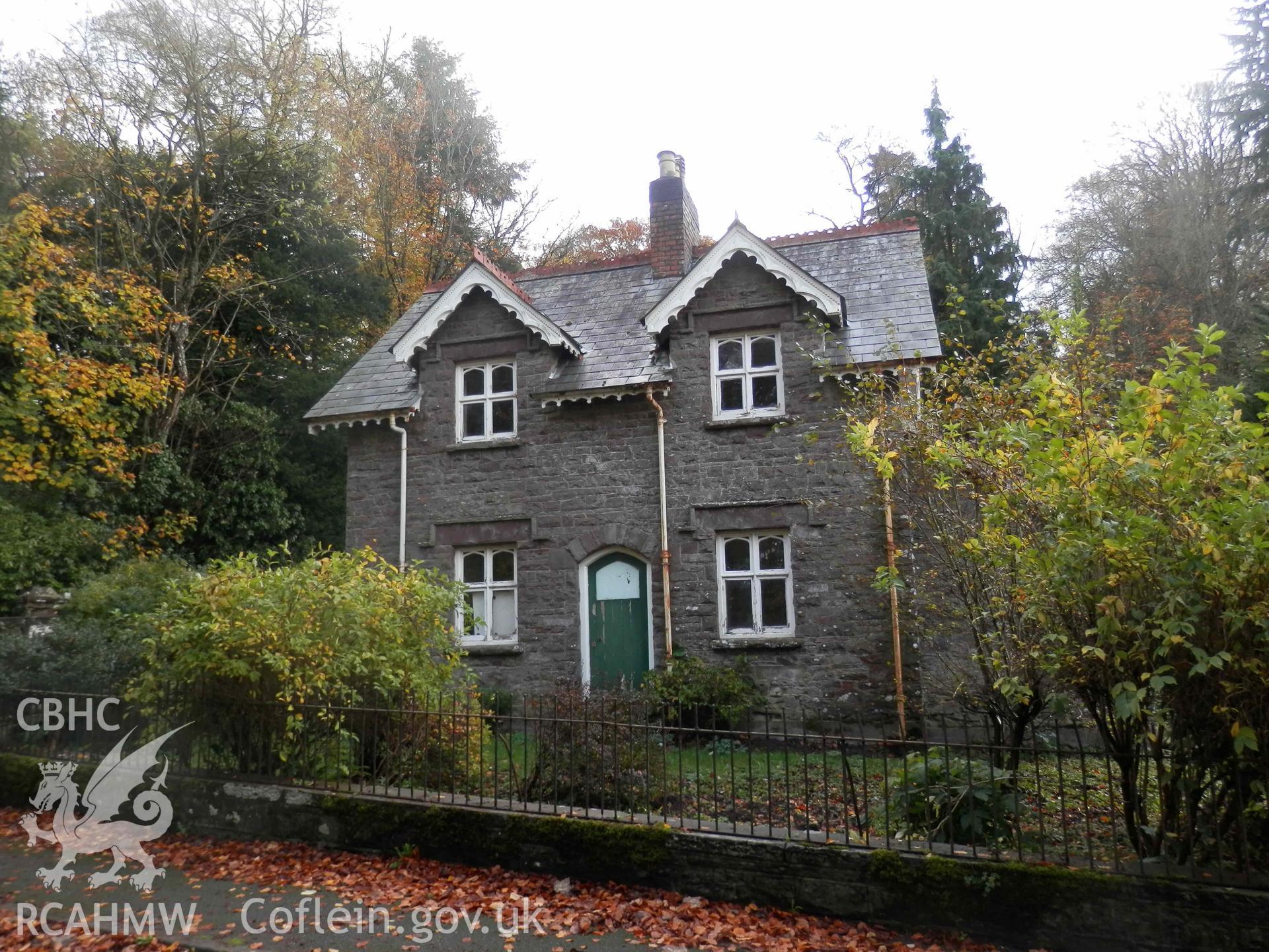 Photograph from a Heritage Impact Assessment of Brecon Lodge, Ffrwdgrech, Brecon, carried out by Border Archaeology in 2022.