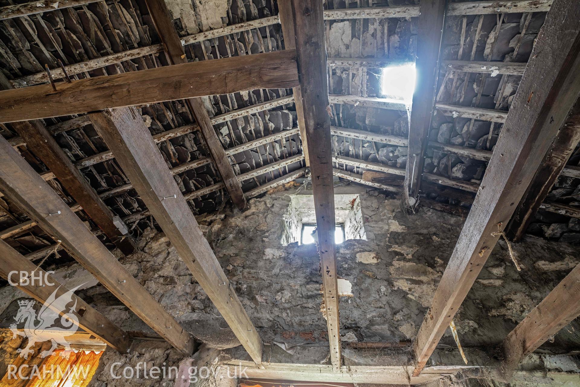 Photograph from a Photographic Survey of Rallt Goch, Waunfawr, submitted as part of planning consent no: C23/0288/26/DT. Photographs taken by Andy Caveney Creative Digital Photography in May 2023.
