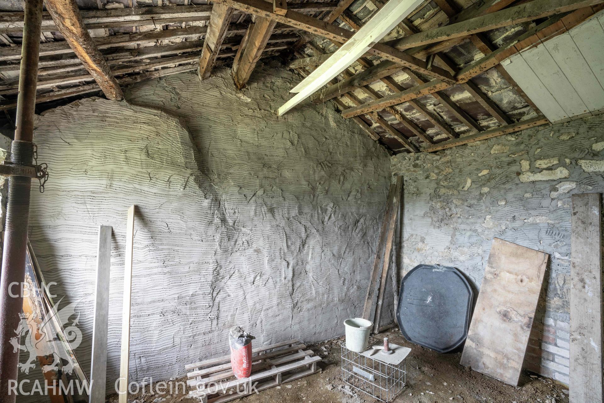 Photograph from a Photographic Survey of Rallt Goch, Waunfawr, submitted as part of planning consent no: C23/0288/26/DT. Photographs taken by Andy Caveney Creative Digital Photography in May 2023.