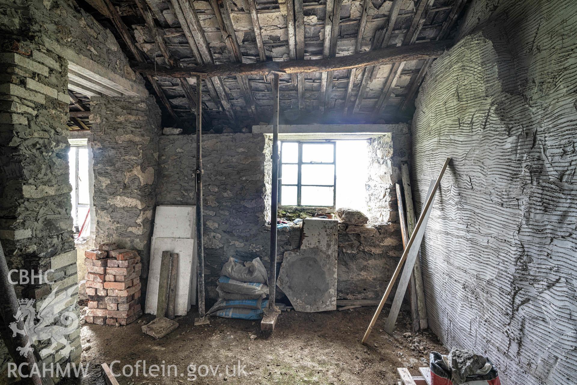 Photograph from a Photographic Survey of Rallt Goch, Waunfawr, submitted as part of planning consent no: C23/0288/26/DT. Photographs taken by Andy Caveney Creative Digital Photography in May 2023.