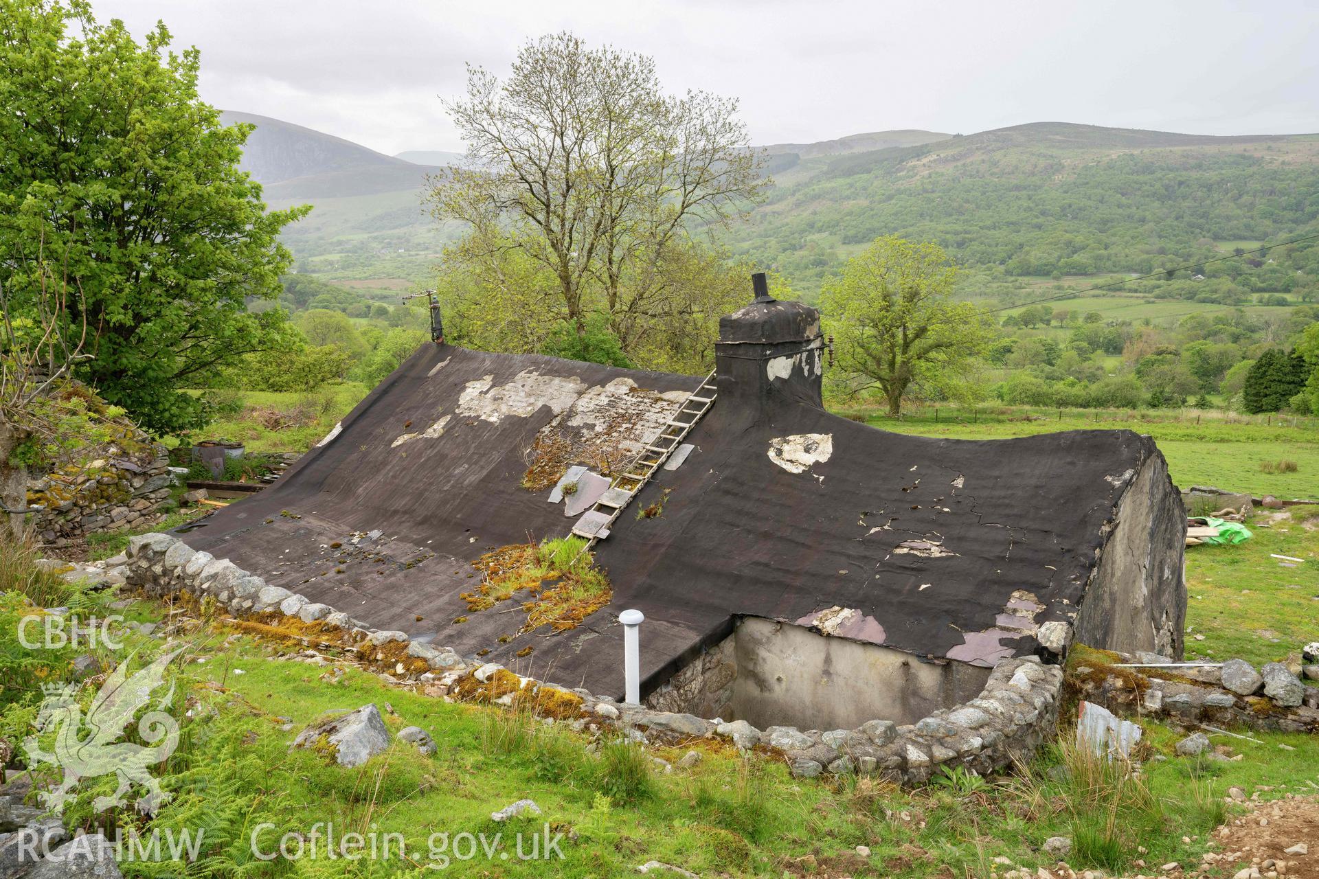 Photograph from a Photographic Survey of Rallt Goch, Waunfawr, submitted as part of planning consent no: C23/0288/26/DT. Photographs taken by Andy Caveney Creative Digital Photography in May 2023.
