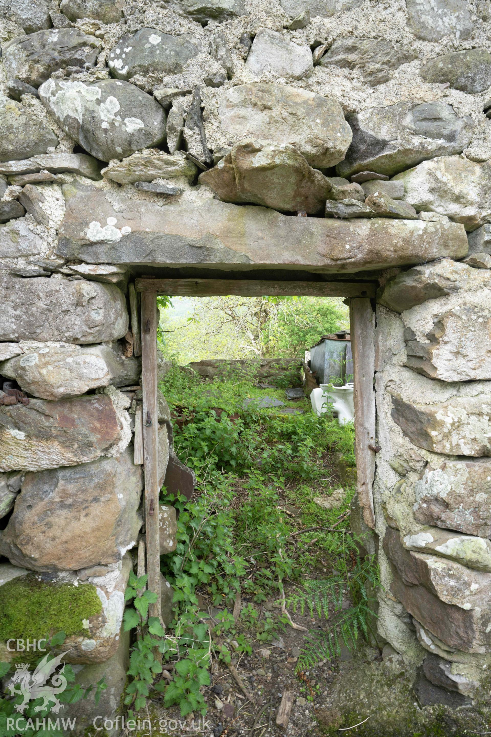 Photograph from a Photographic Survey of Rallt Goch, Waunfawr, submitted as part of planning consent no: C23/0288/26/DT. Photographs taken by Andy Caveney Creative Digital Photography in May 2023.