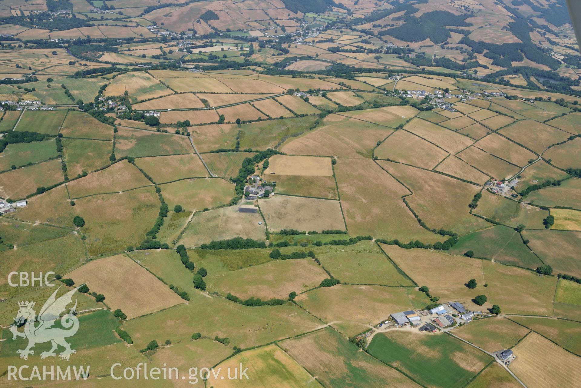 Brenan Roman Road. Oblique aerial photograph taken during the Royal Commission’s programme of archaeological aerial reconnaissance by Toby Driver on 10 July 2018.