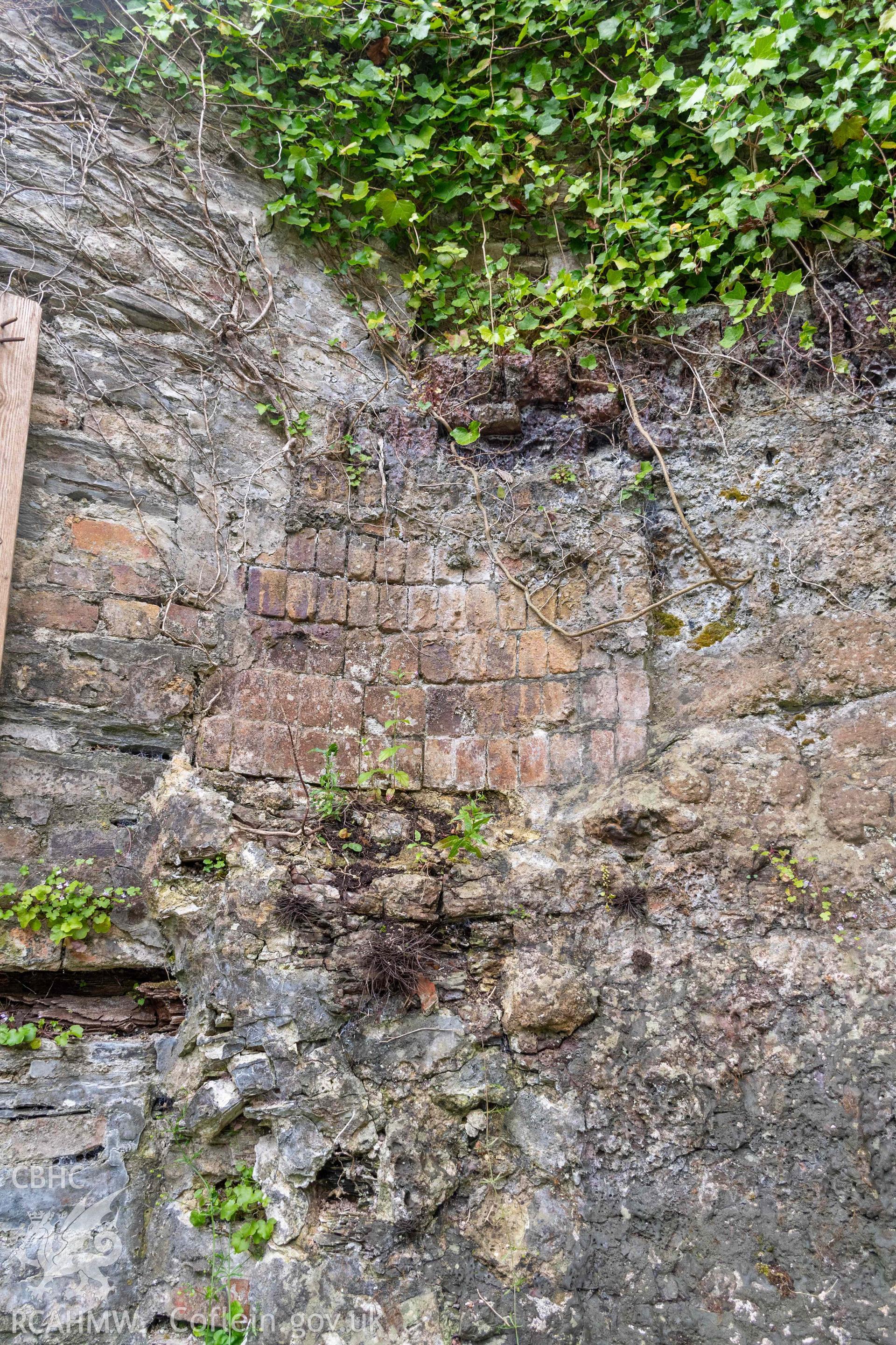 Lime Kiln 1. Brick in the upper section of the crucible.
