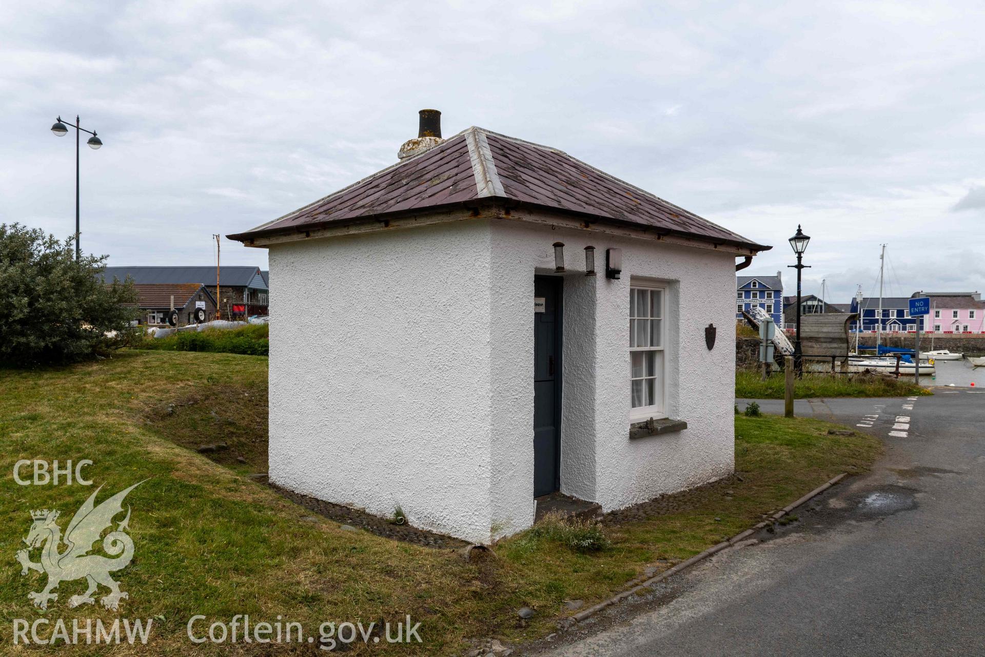 Aberaeron Weigh House. Front and side elevation from the southwest.