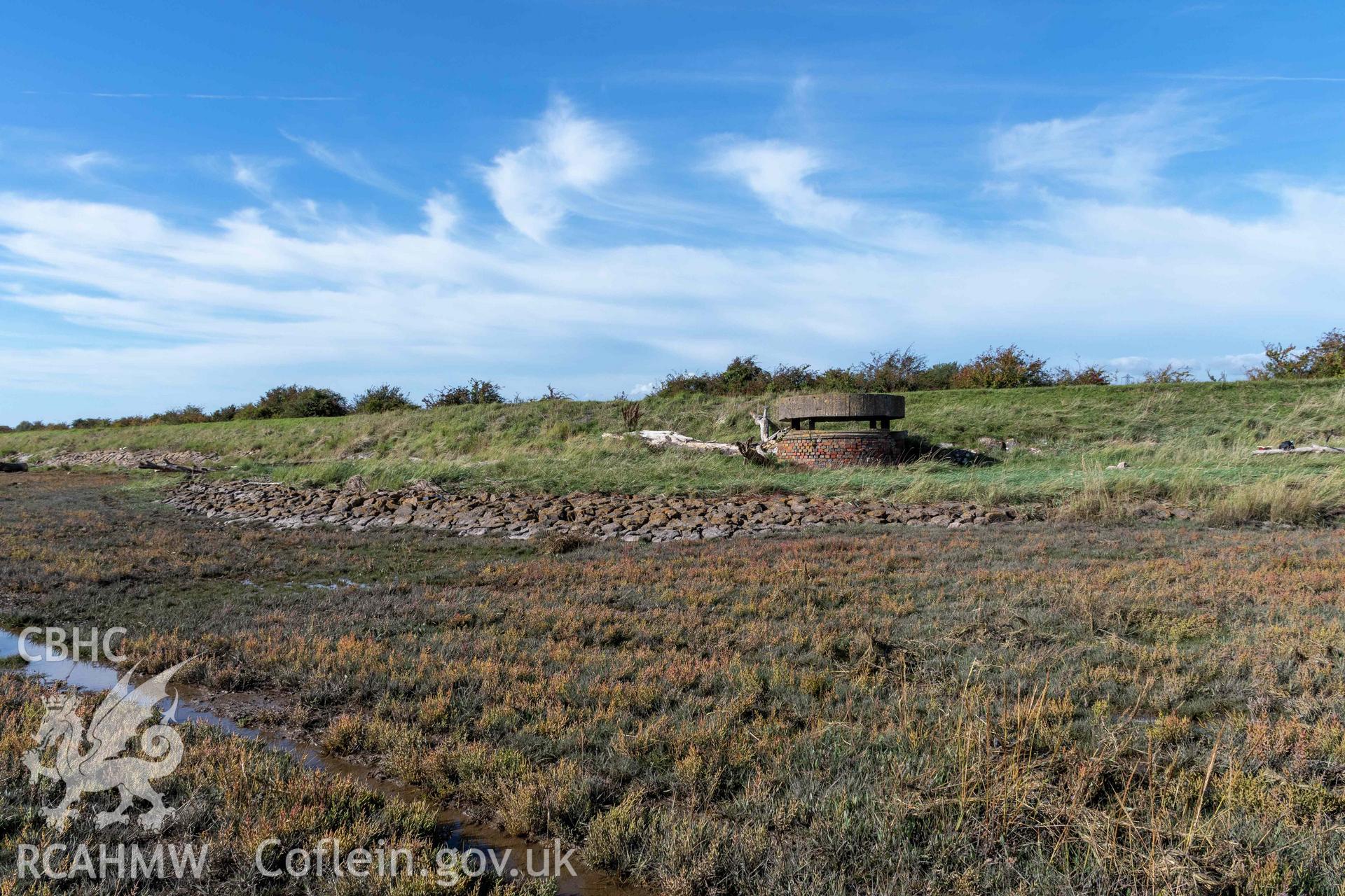 Coastal Observation Post, Undy. General view looking north, taken 11 October 2022