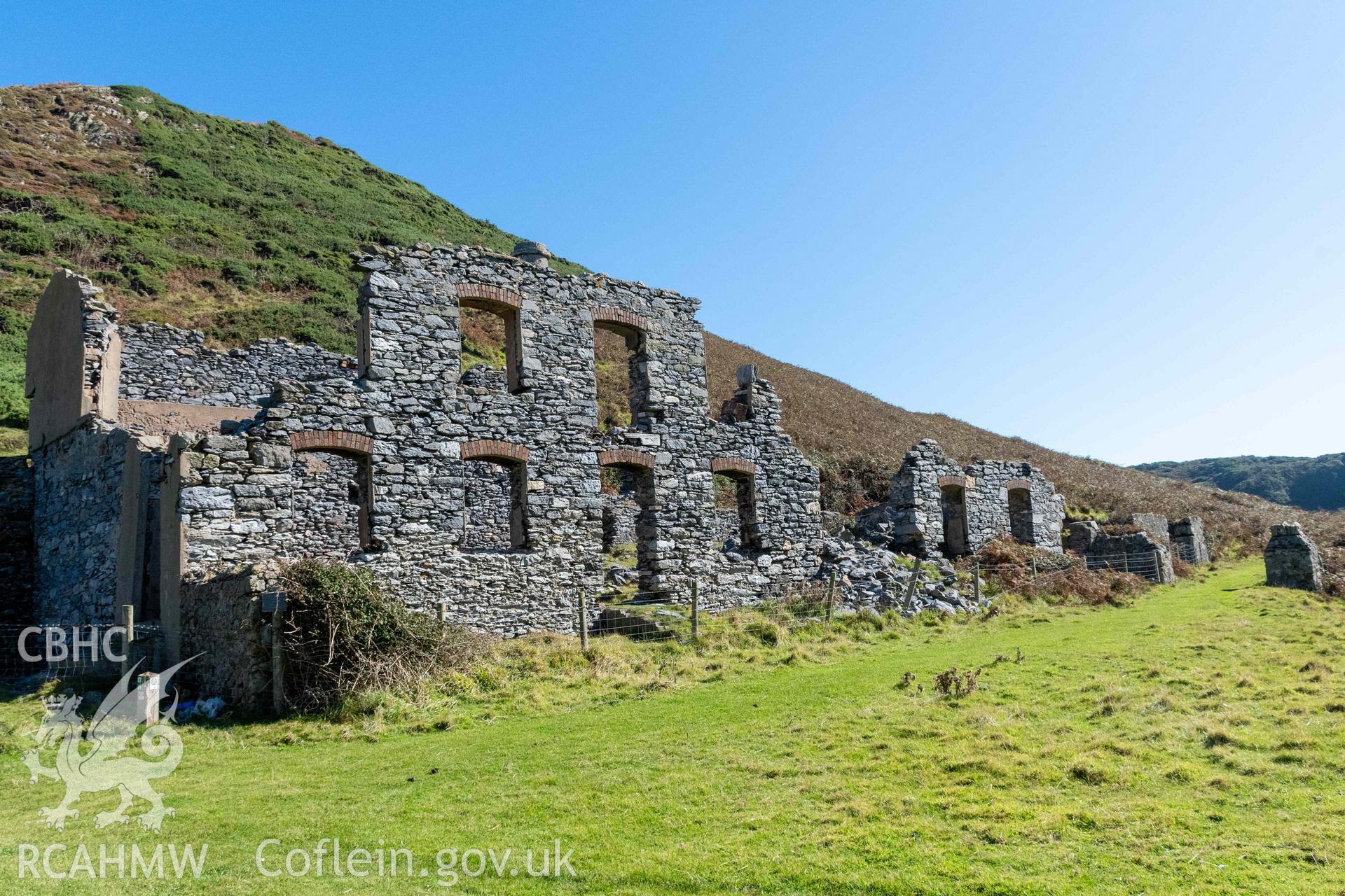 Porth Llanlleiana Porcelain and China Clay Works. Main factory.