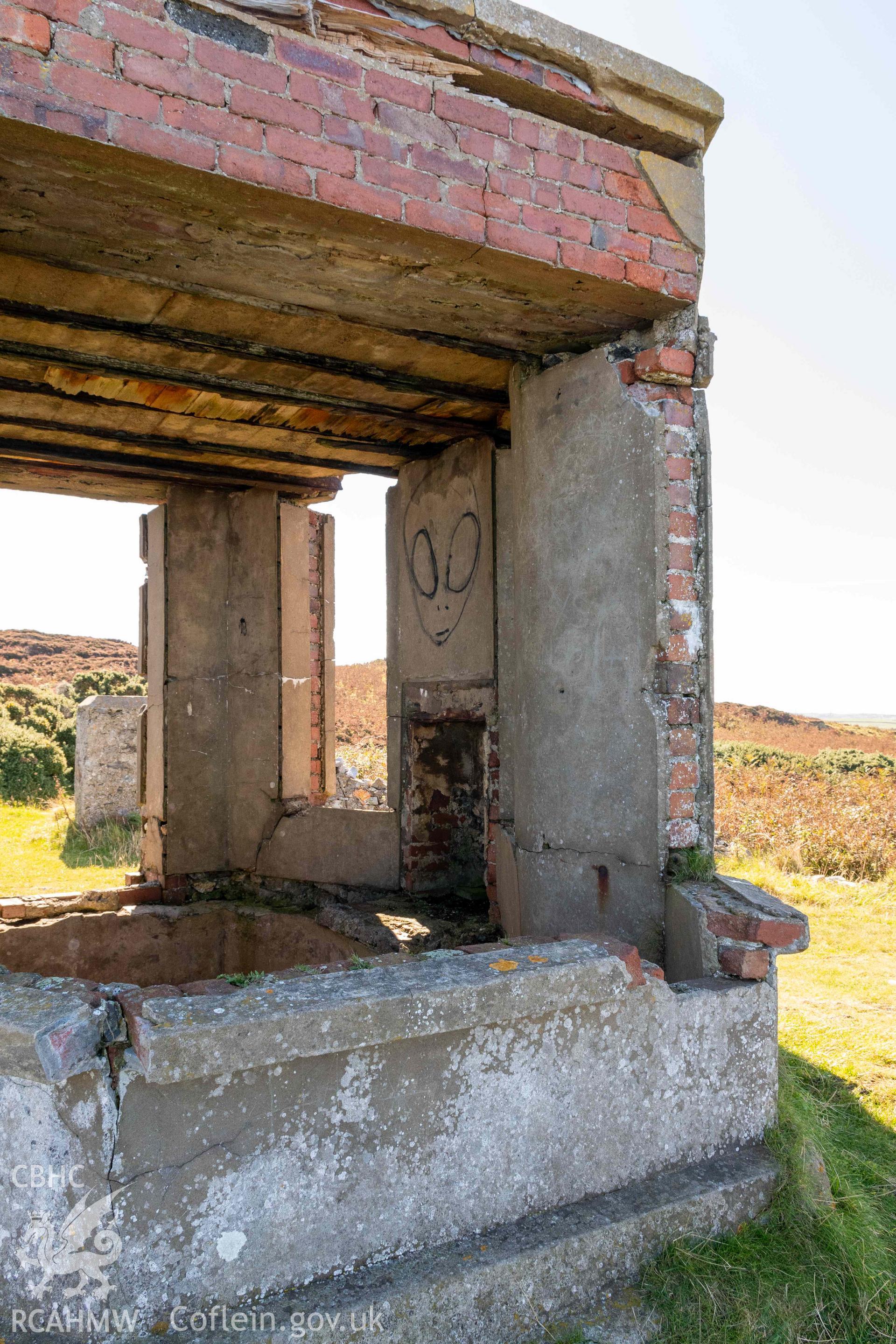 Coronation Tower, Llanlleiana Head. North bay window.