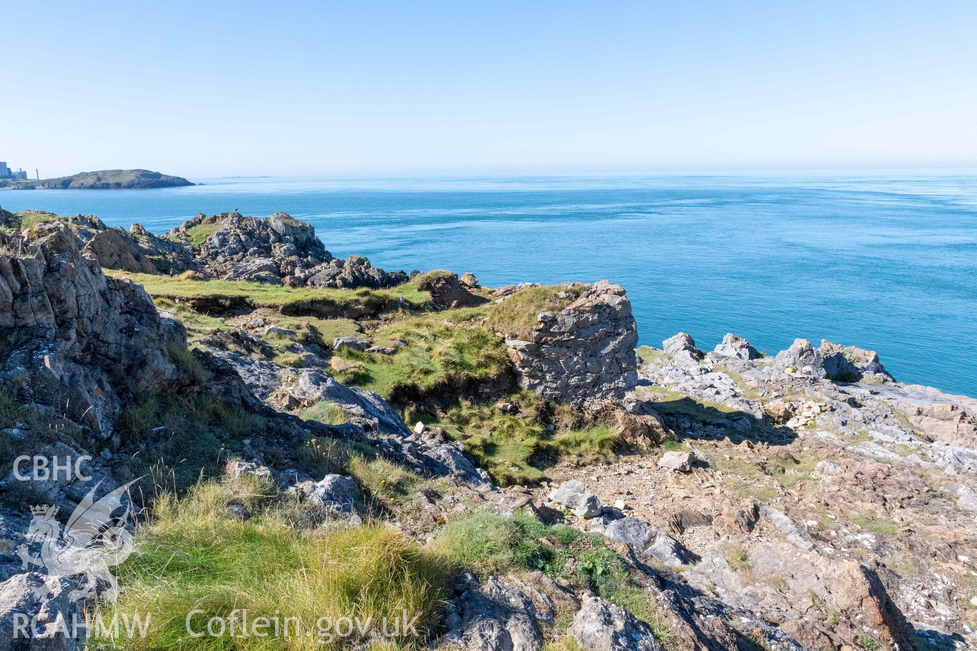 Lime Kiln, Llanbadrig Point. East face of the kiln from the southeast.