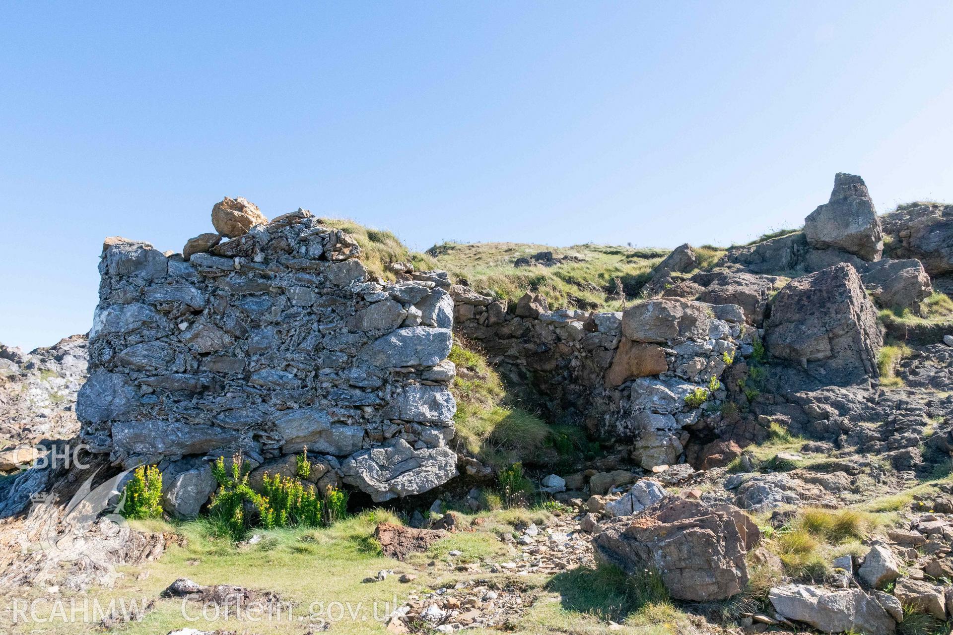Lime Kiln, Llanbadrig Point. West face of the kiln.