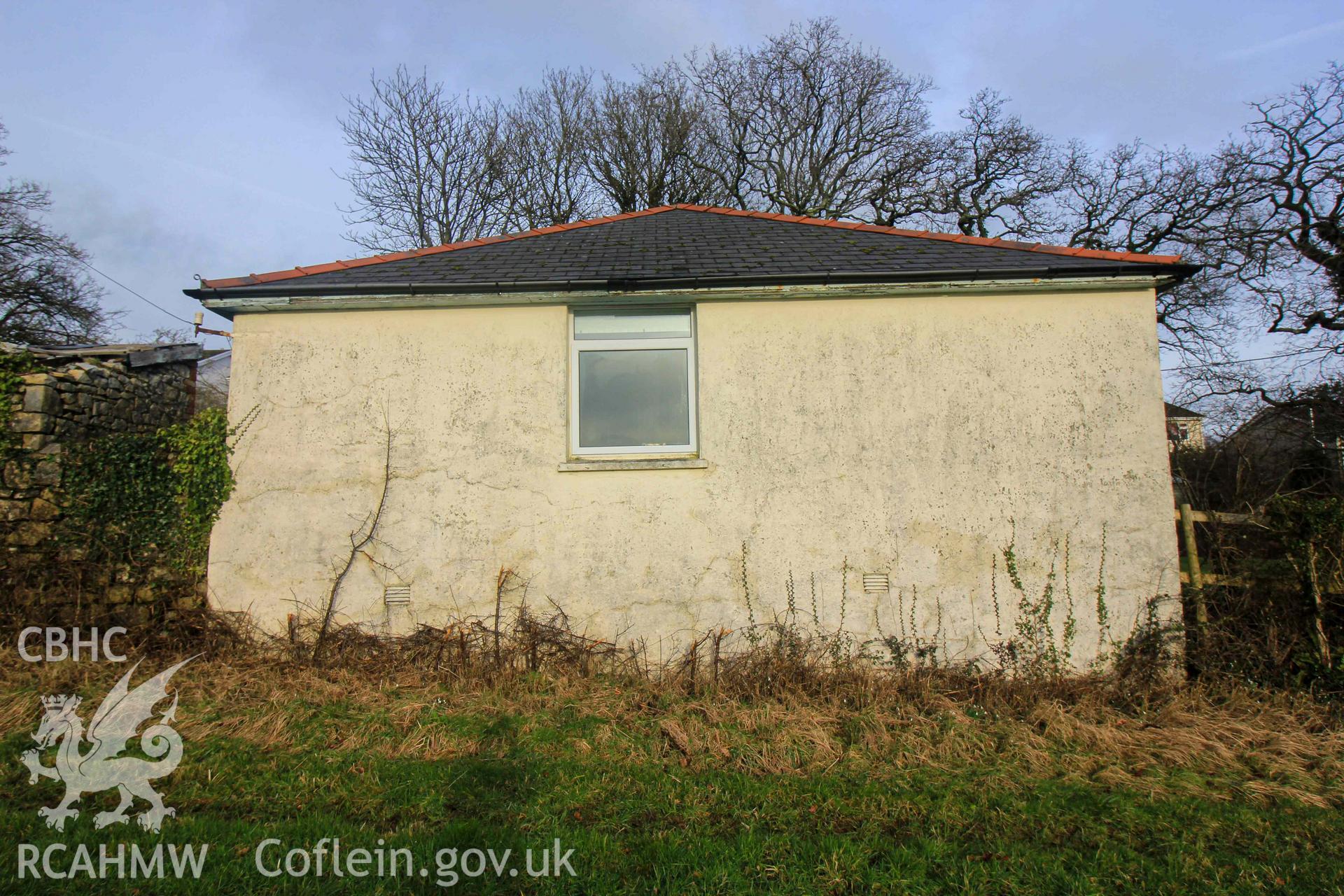 West elevations, The Croft