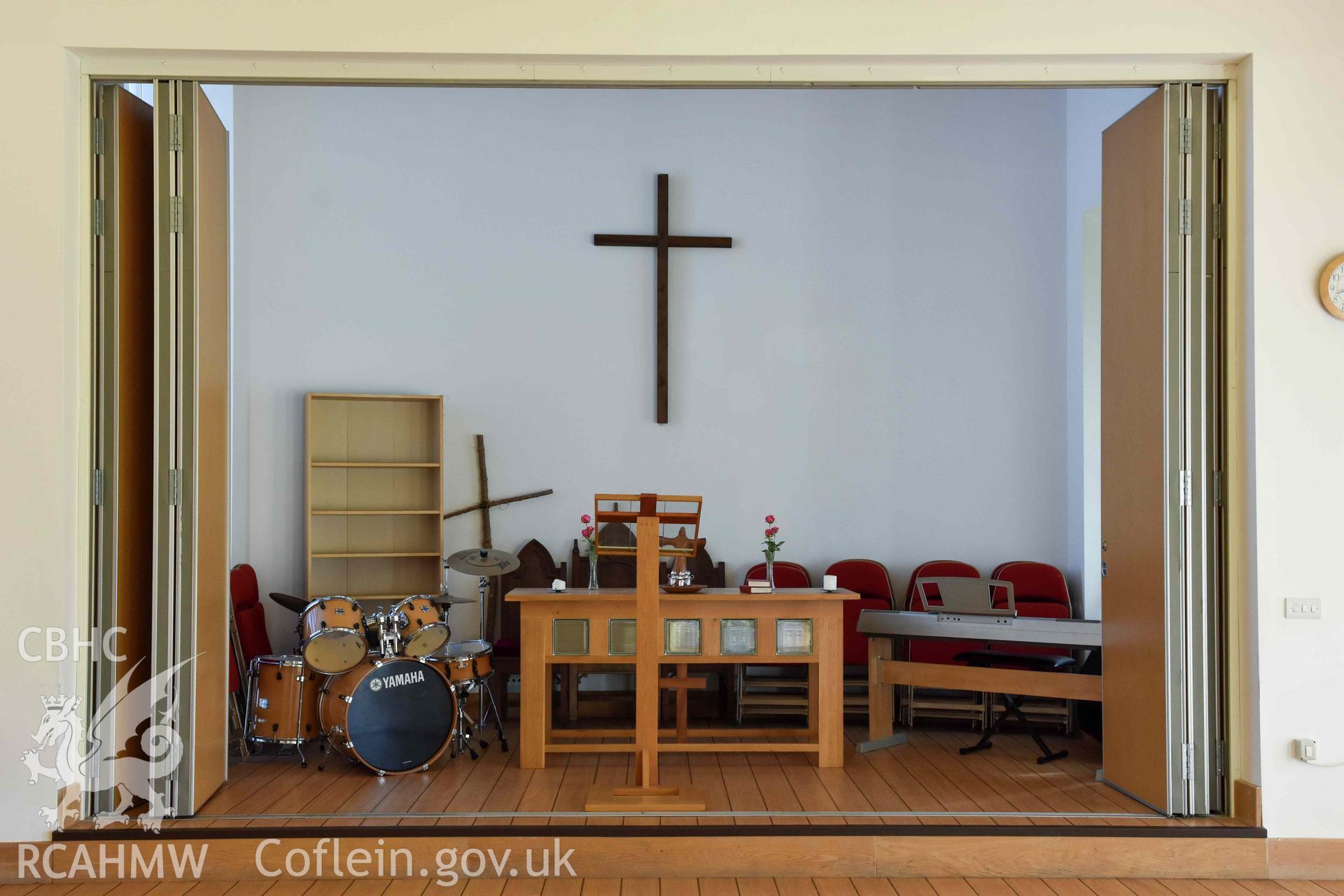 The Gathering Place, auditorium detail of 'worship bay' to south-east end