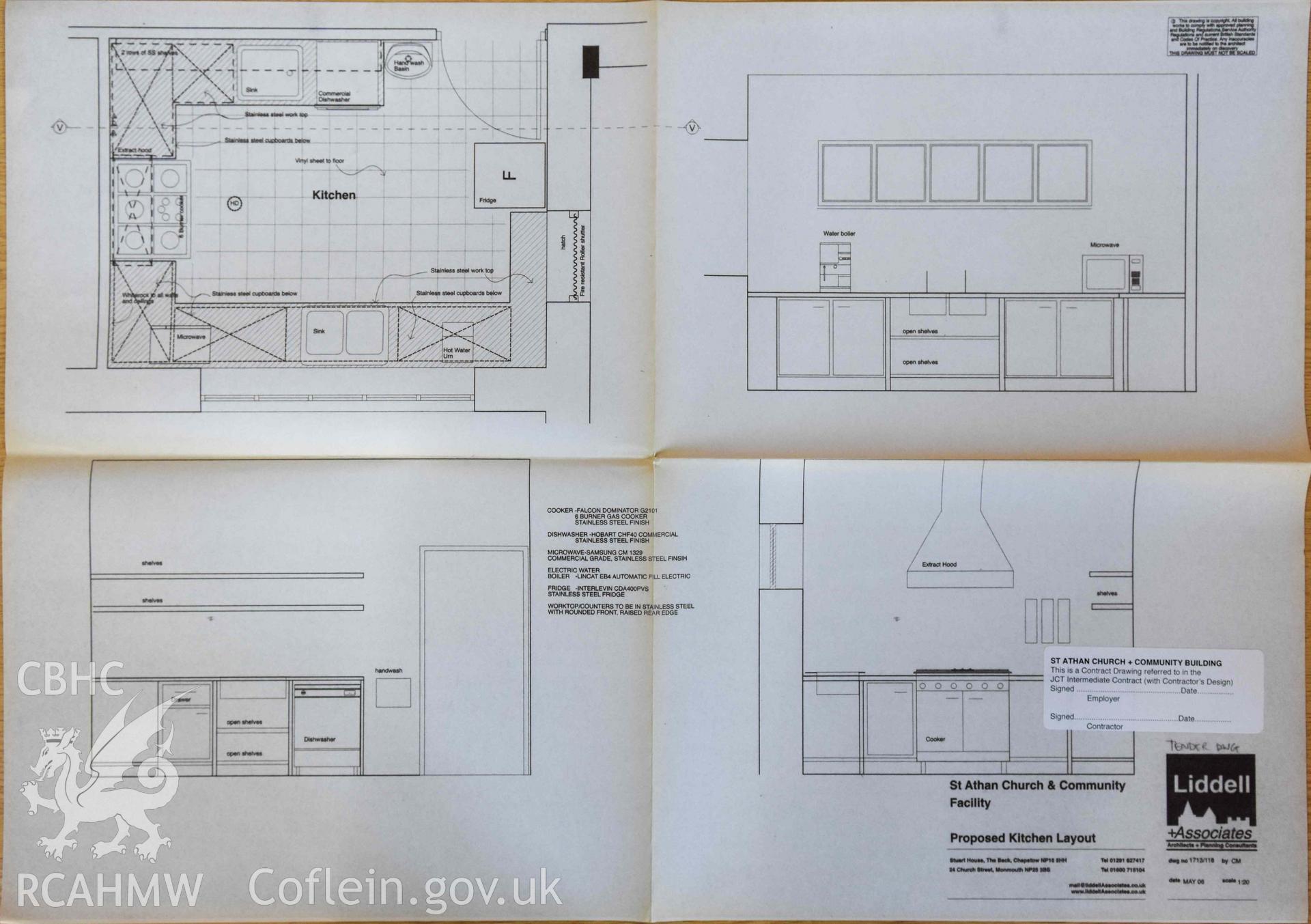 The Gathering Place, kitchen construction details